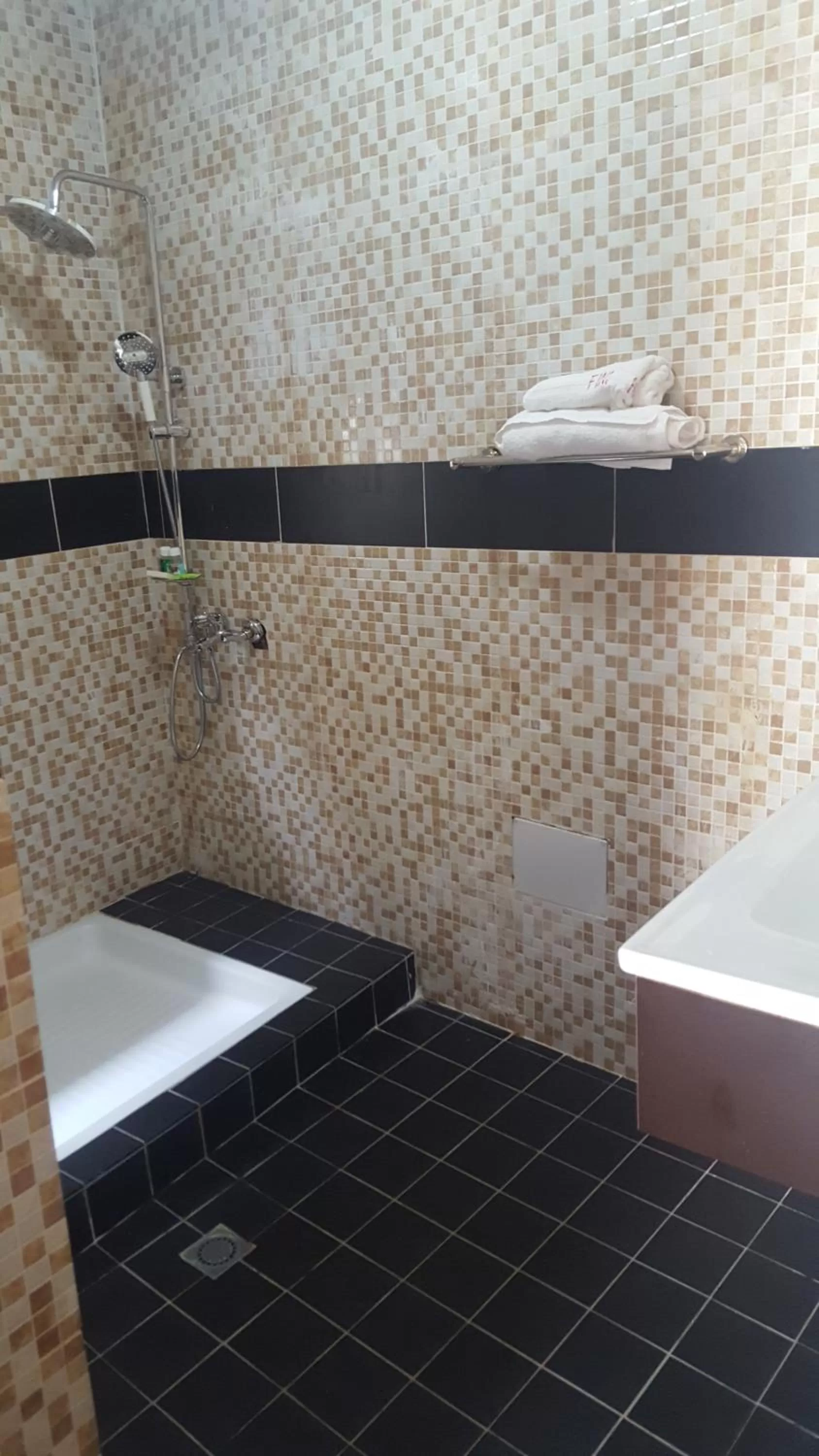 Shower in Fini Hotel Bobende