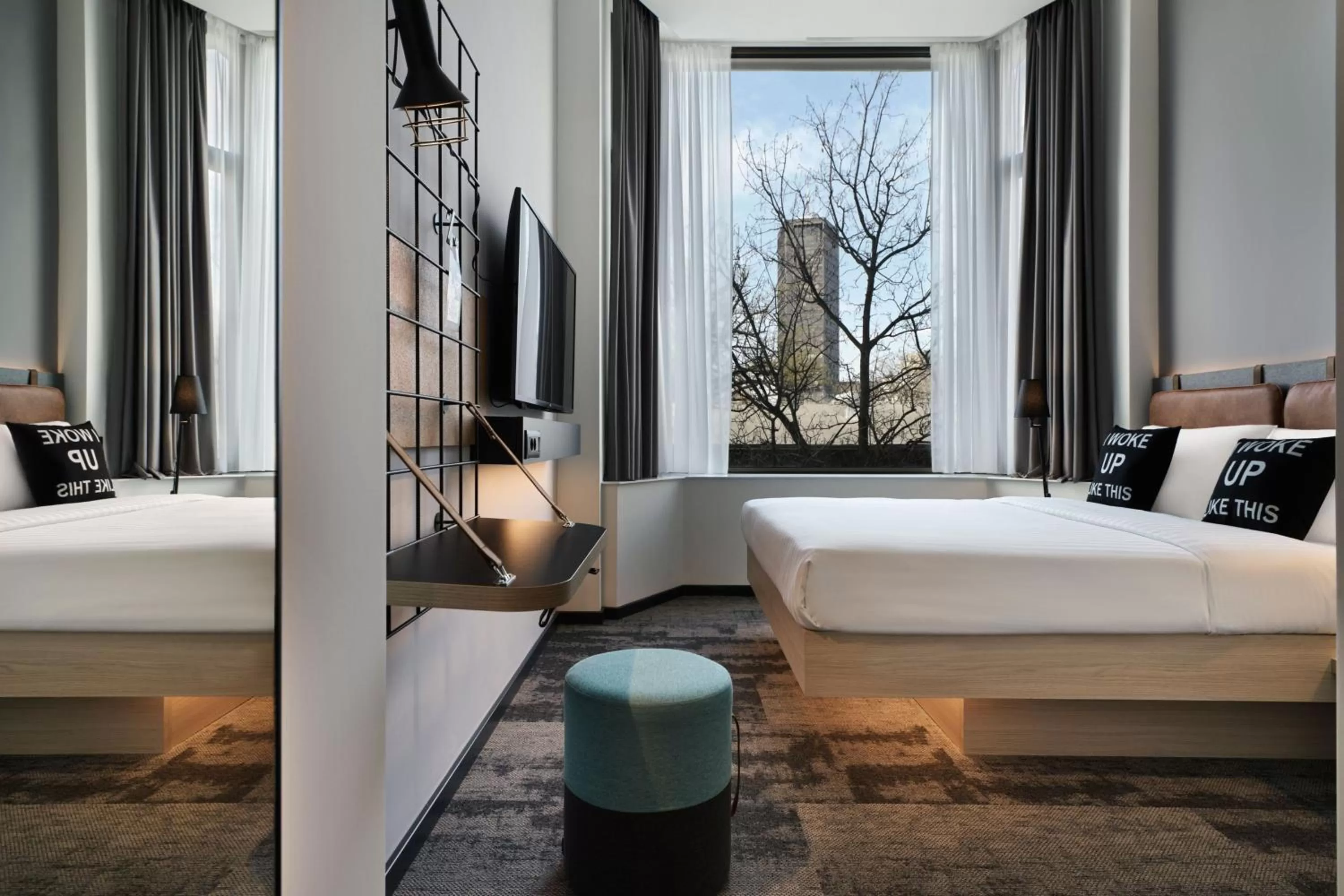 Photo of the whole room, Bed in Moxy Belgrade