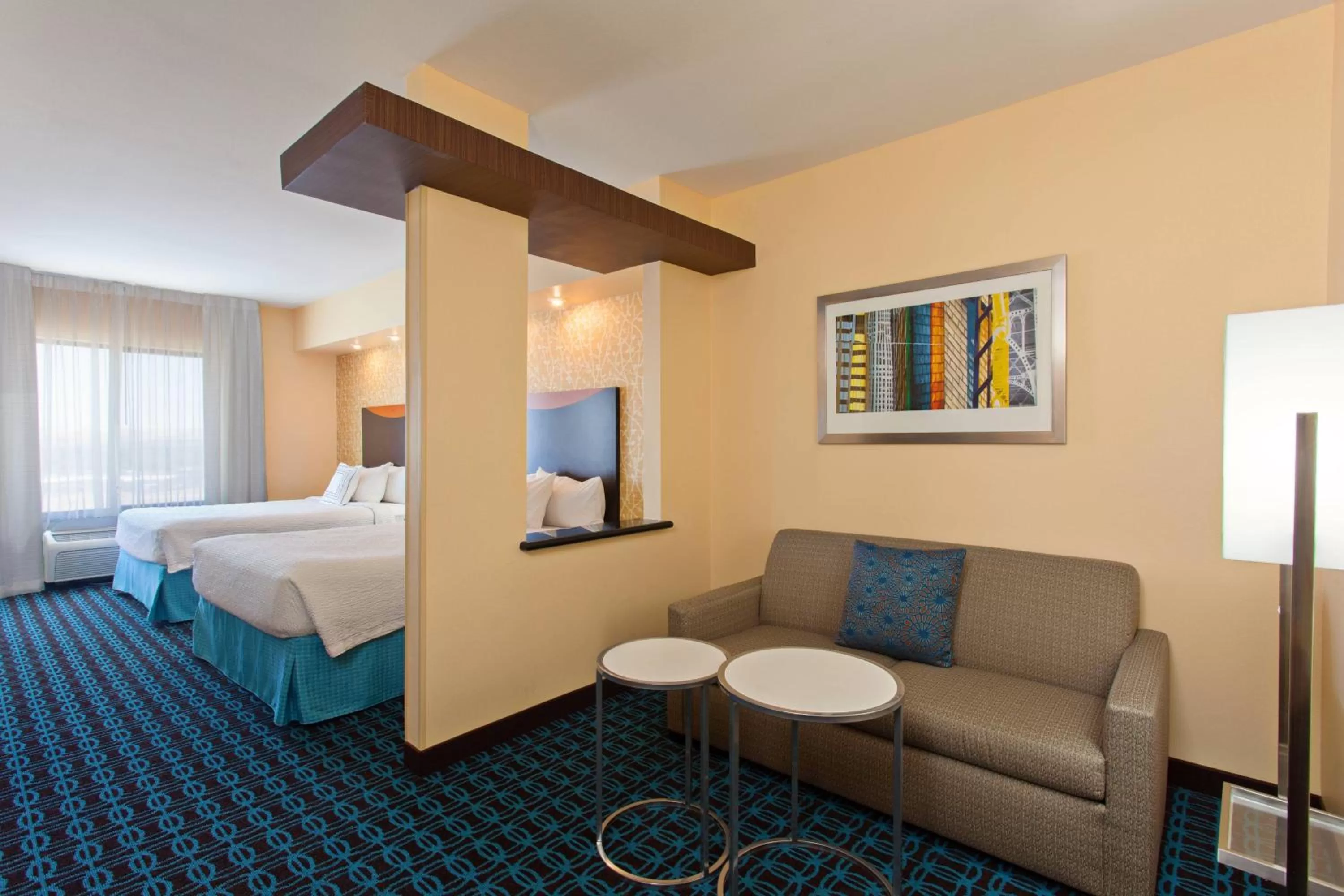Photo of the whole room, Bed in Fairfield Inn and Suites by Marriott El Paso