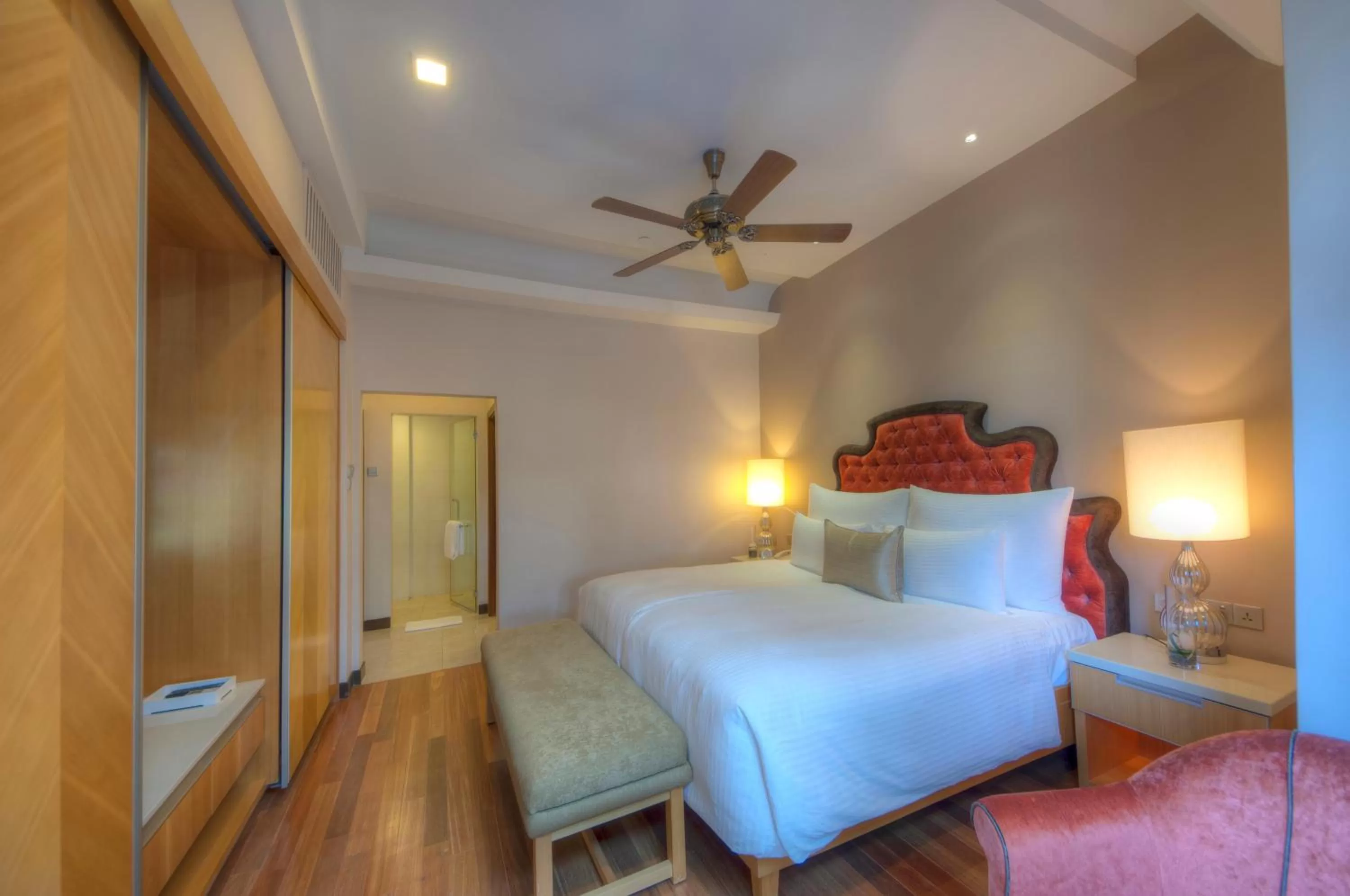 Bed in The Chateau Spa & Wellness Resort