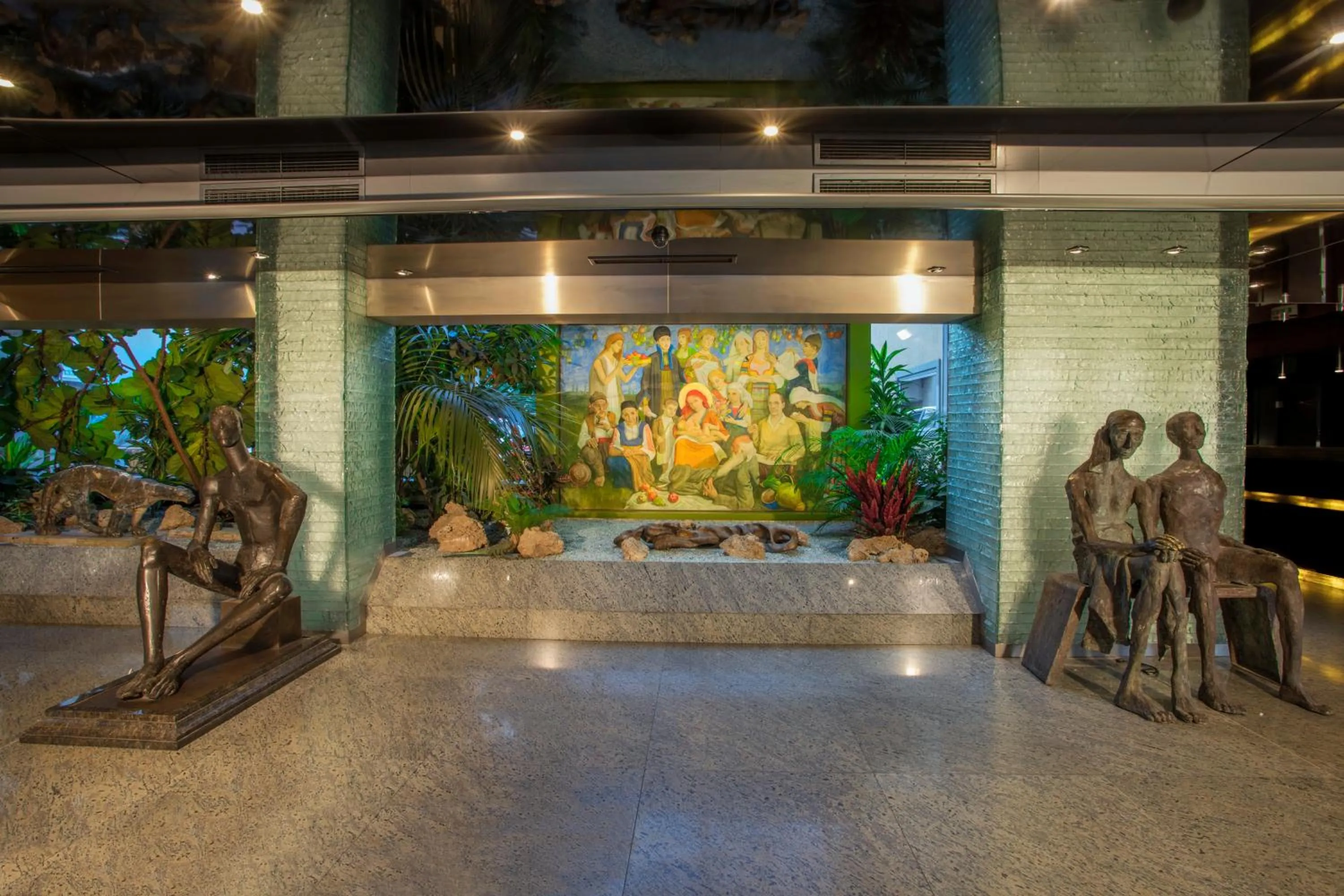 Lobby or reception in Hotel Anel