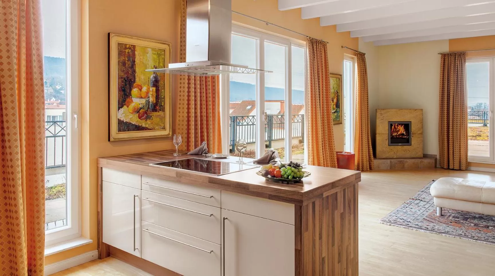 kitchen in Hotel Villa Toskana