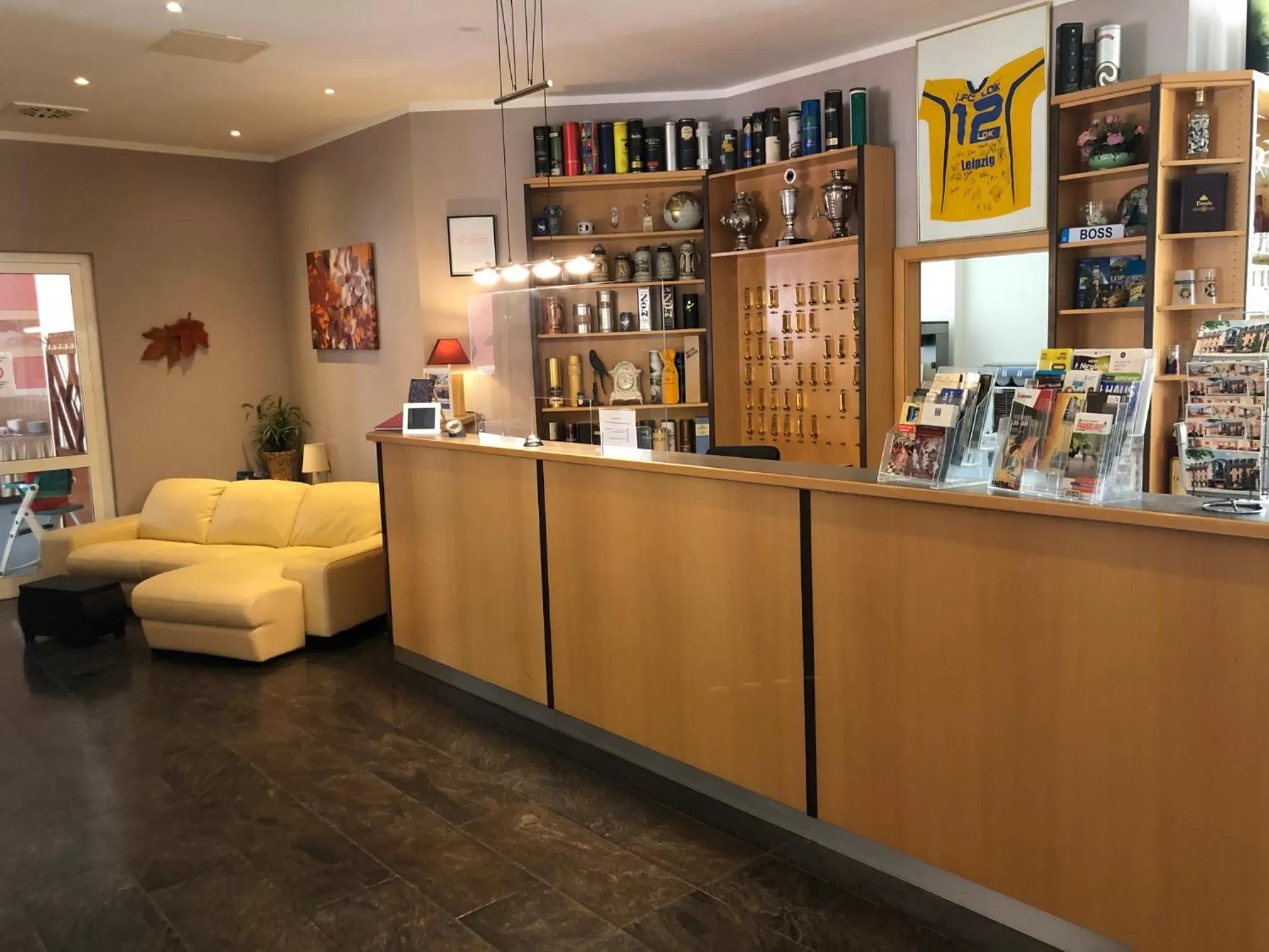 Lobby or reception in Brandiser Parkhotel