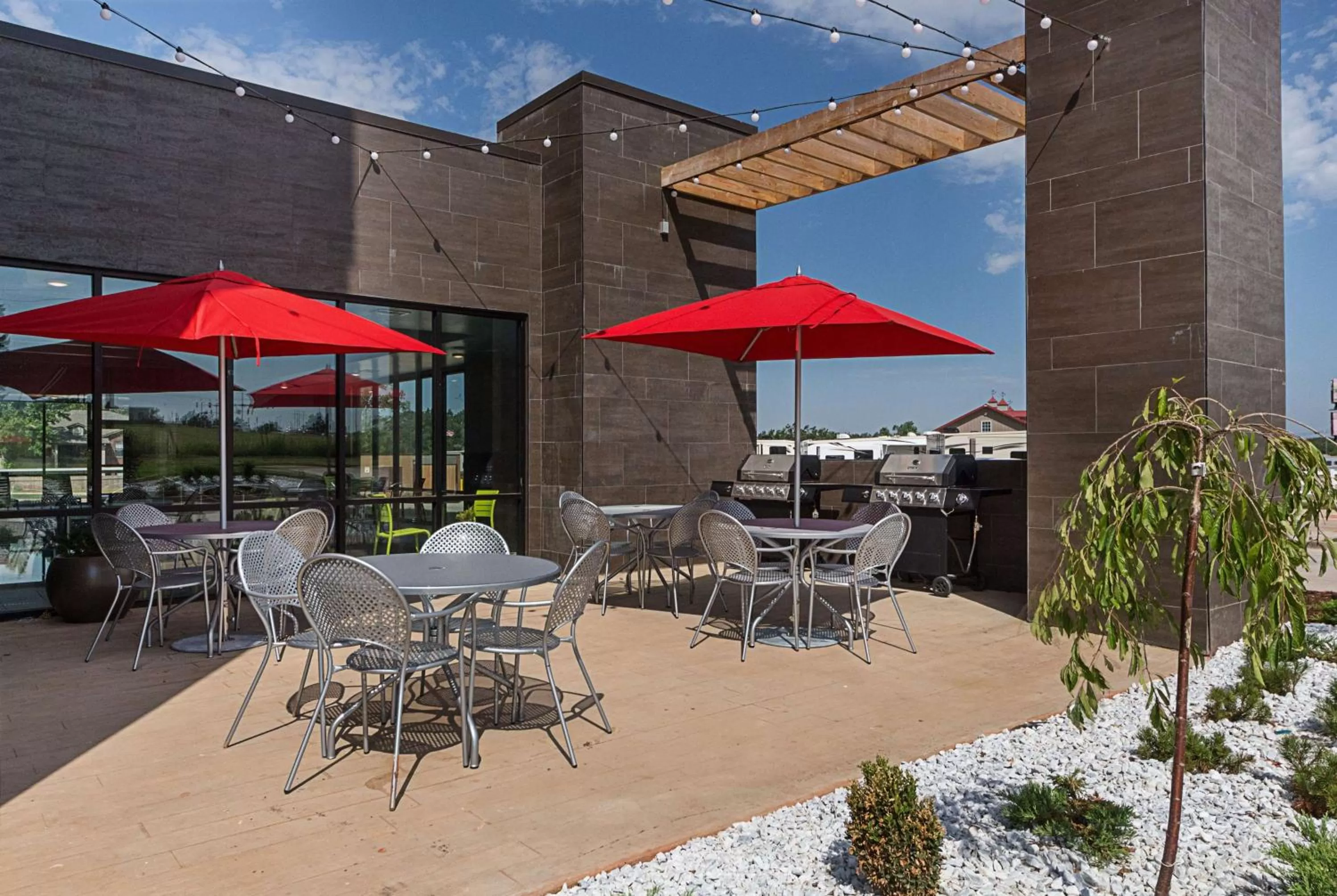 Patio in Home2 Suites By Hilton Oklahoma City Yukon