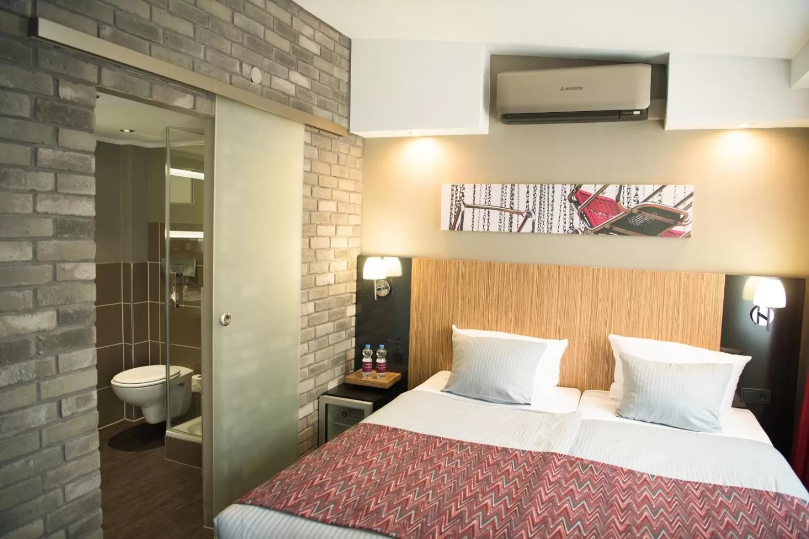 Bed in Hotel Munich City