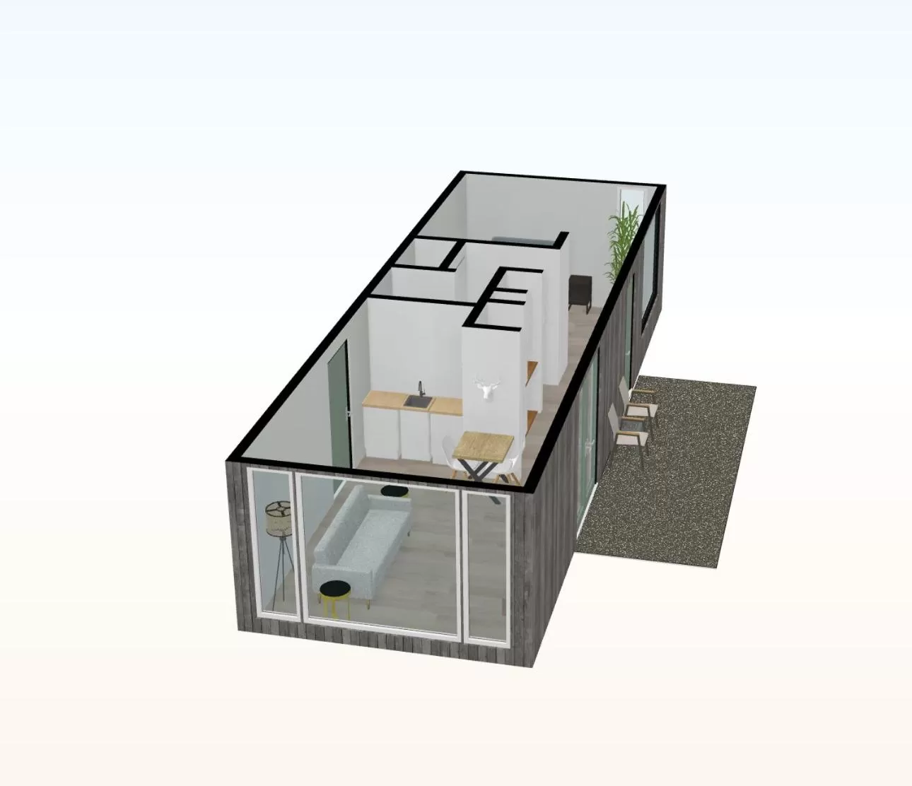 Floor plan in Mooiverblijf
