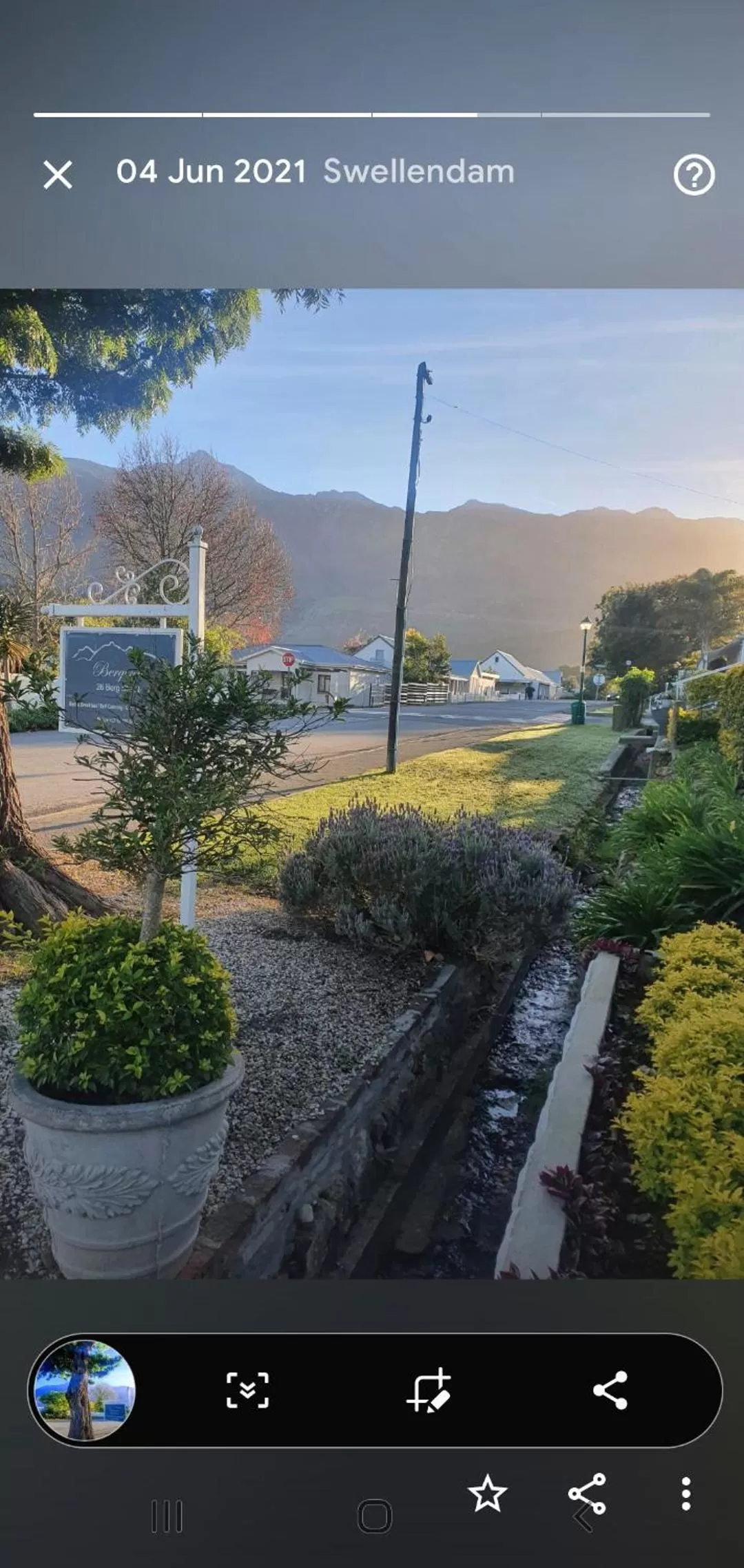 Street view in Bergview Guesthouse Swellendam