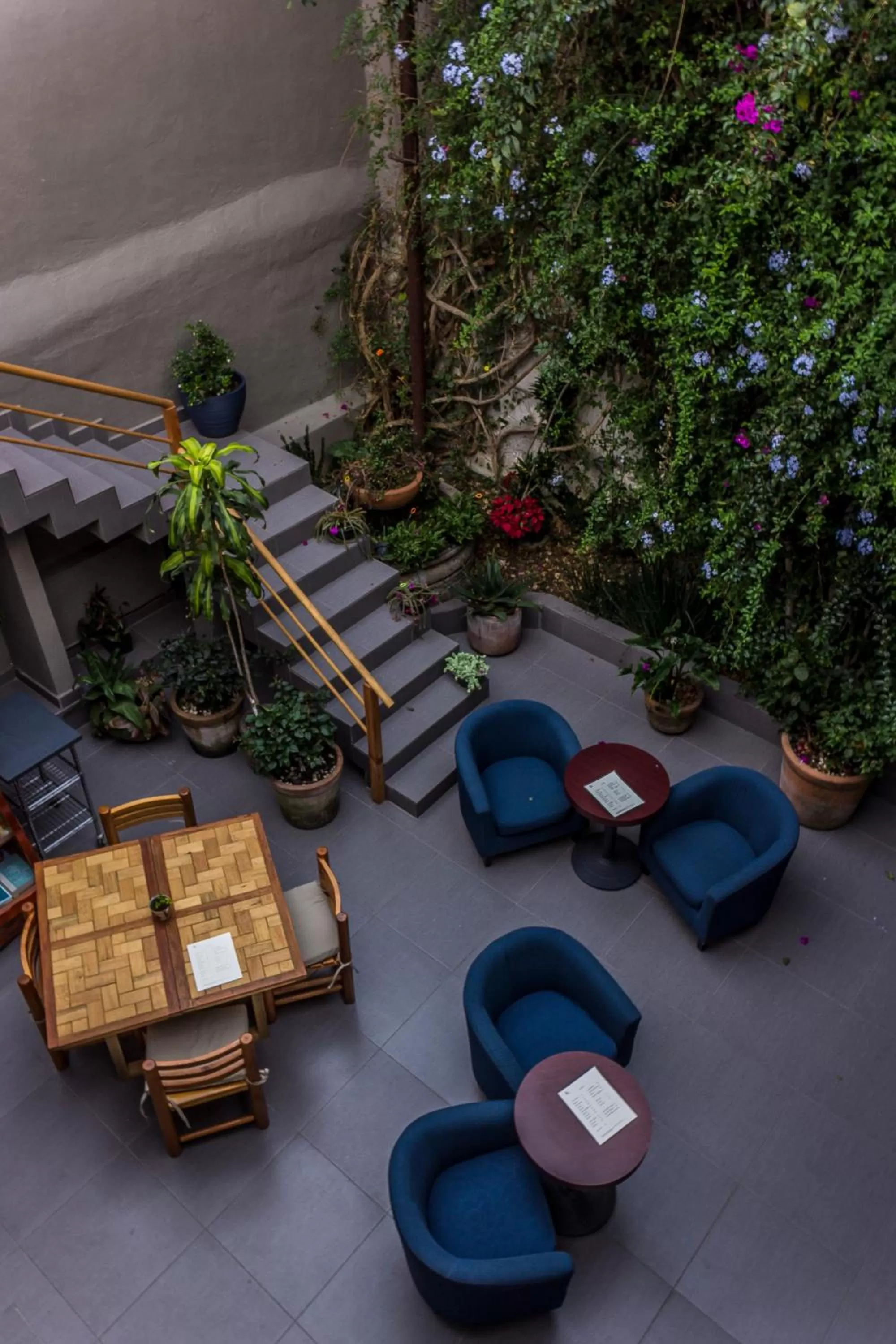 Inner courtyard view in Arawi Hotel Boutique