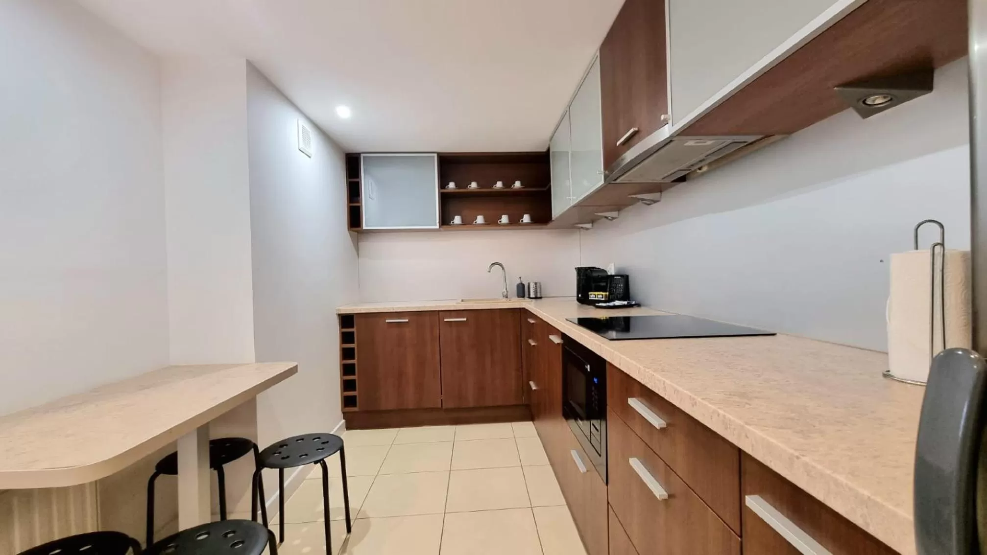 Coffee/tea facilities, Kitchen/Kitchenette in NOOK NOOK Apartments Katarzyny 2