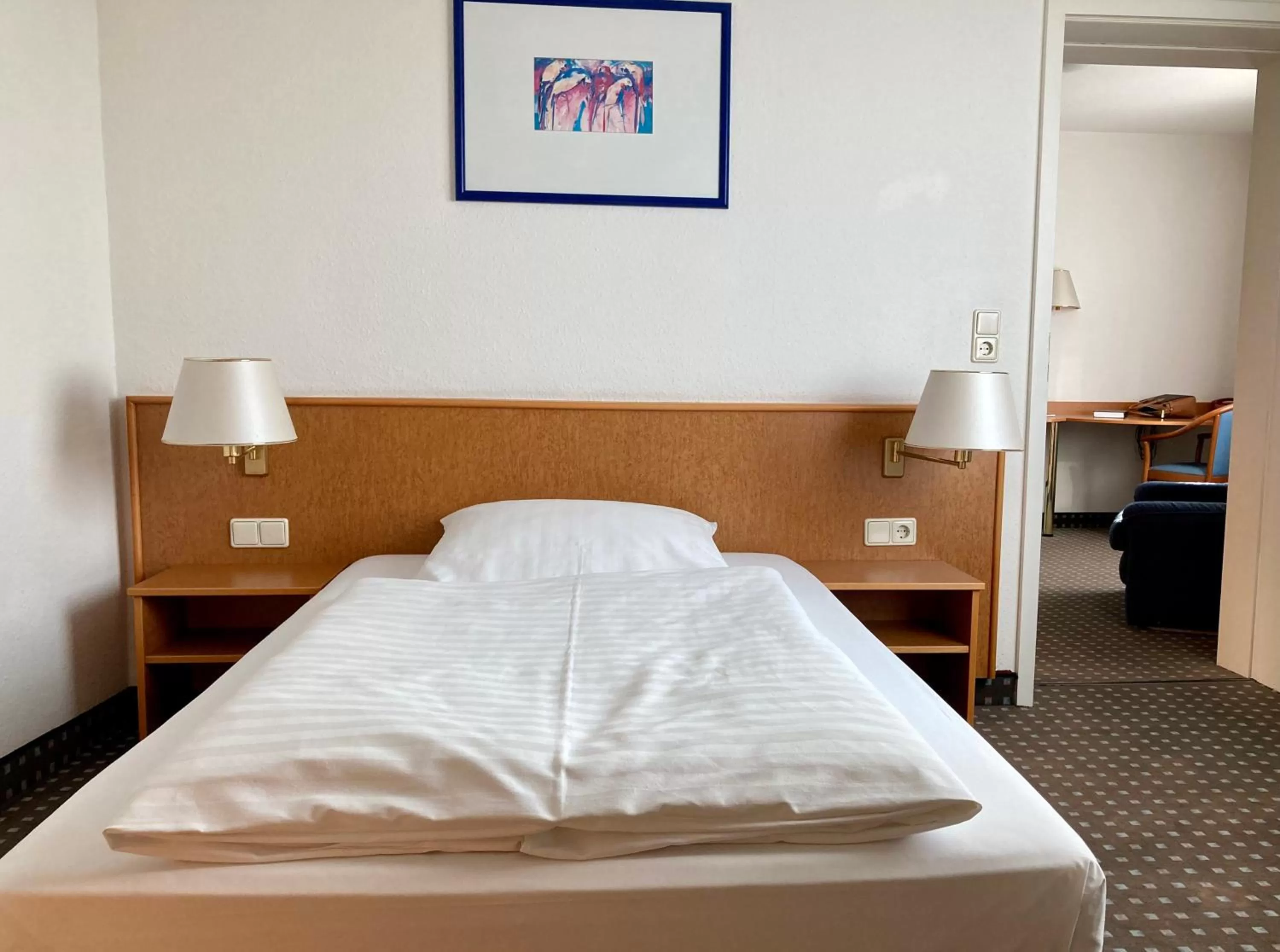 Bed in Akzent Congresshotel Hoyerswerda