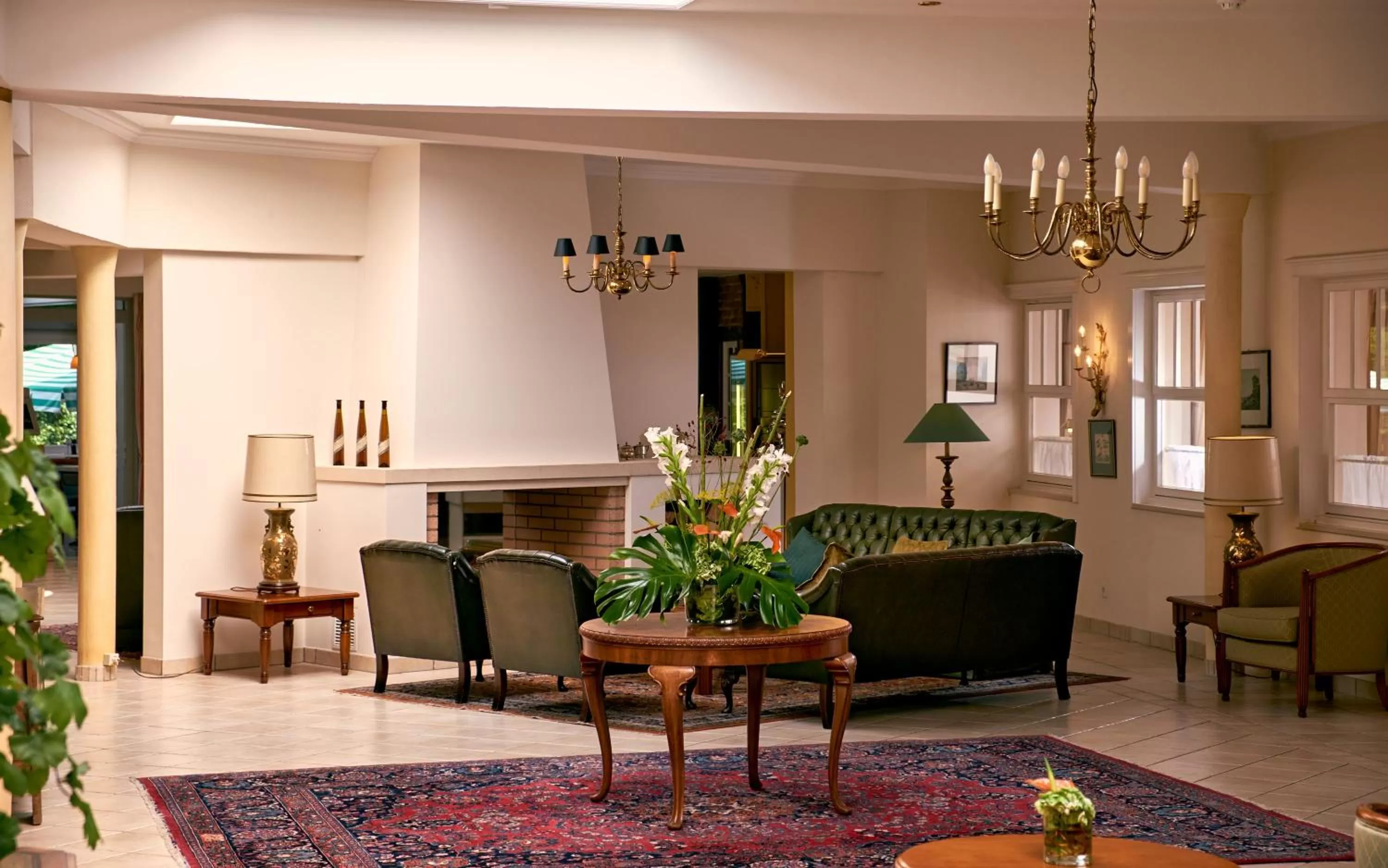 Lobby or reception in Kleinhuis Hotel Mellingburger Schleuse