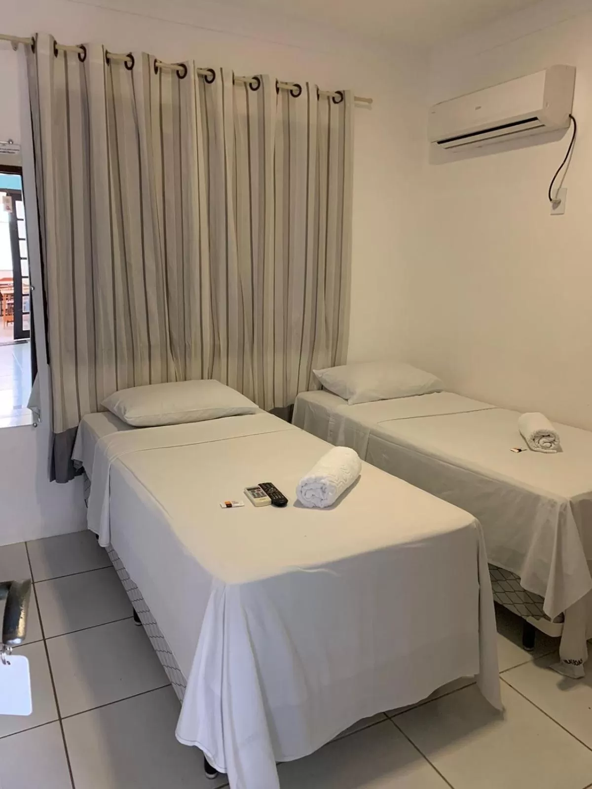 Bed in Pousada Vilas Boas