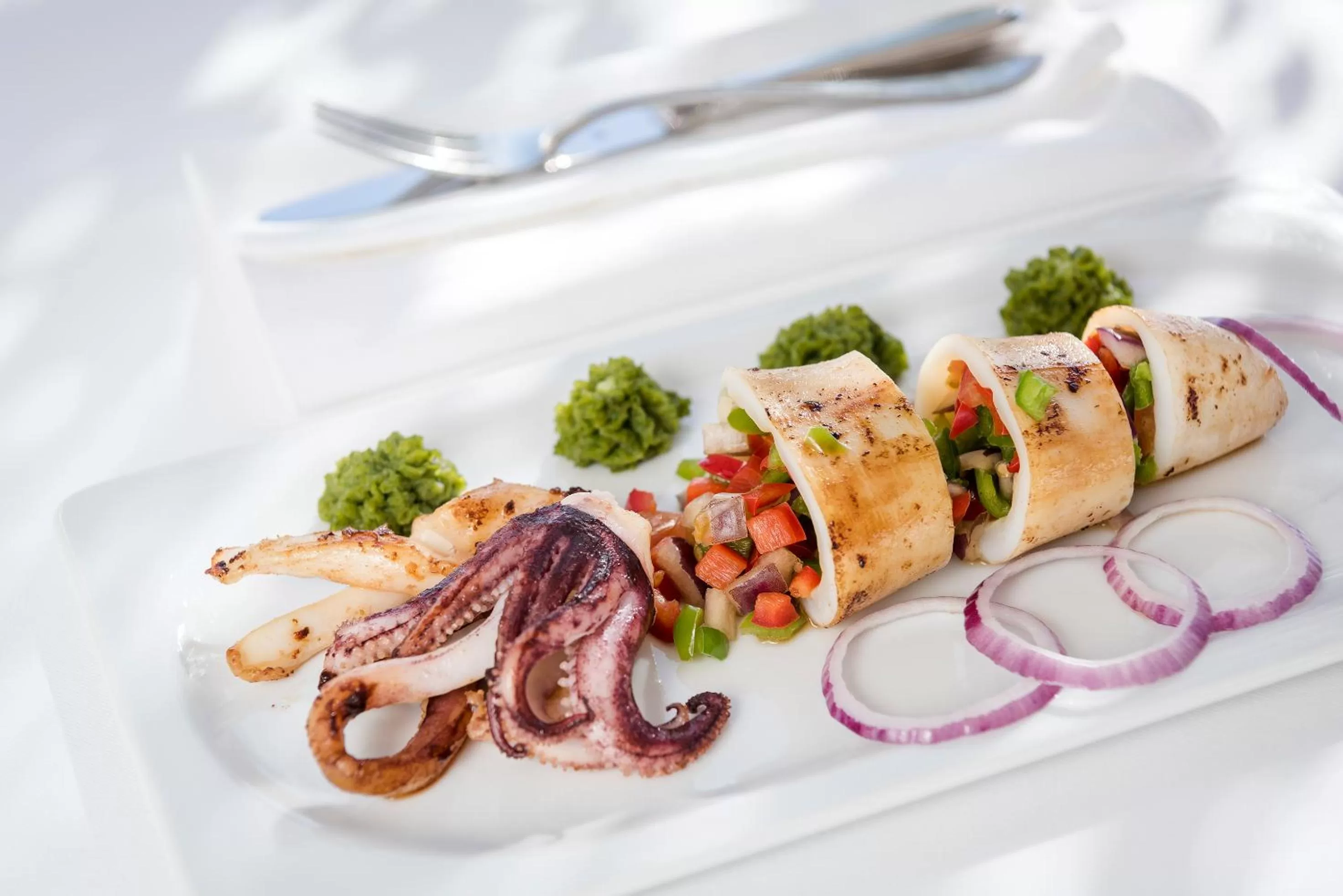 Food close-up in Casa León Royal Retreat