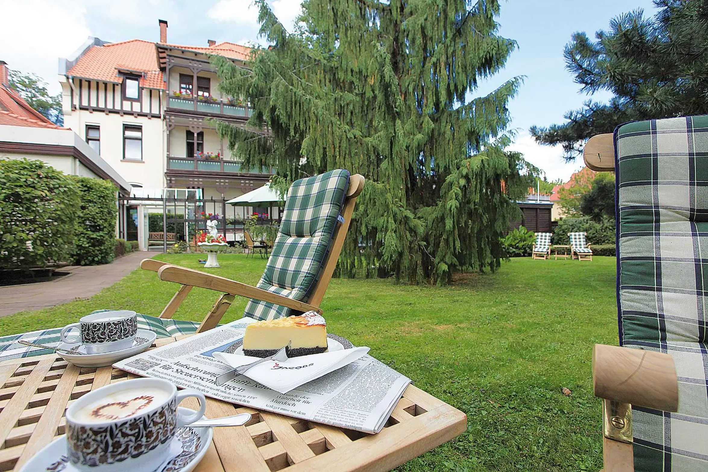 Garden in Vitalhotel am Stadtpark Superior