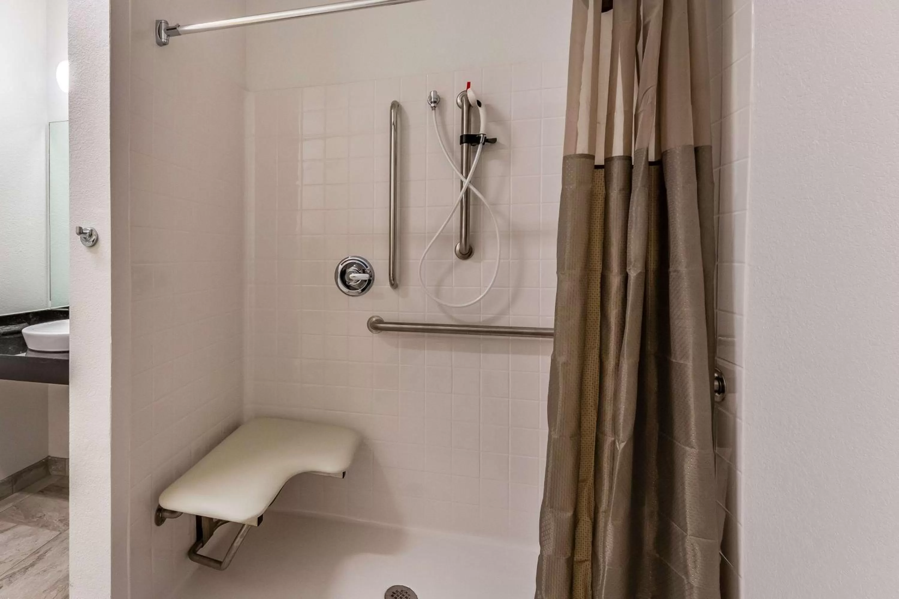 Shower in Studio 6-San Marcos, TX