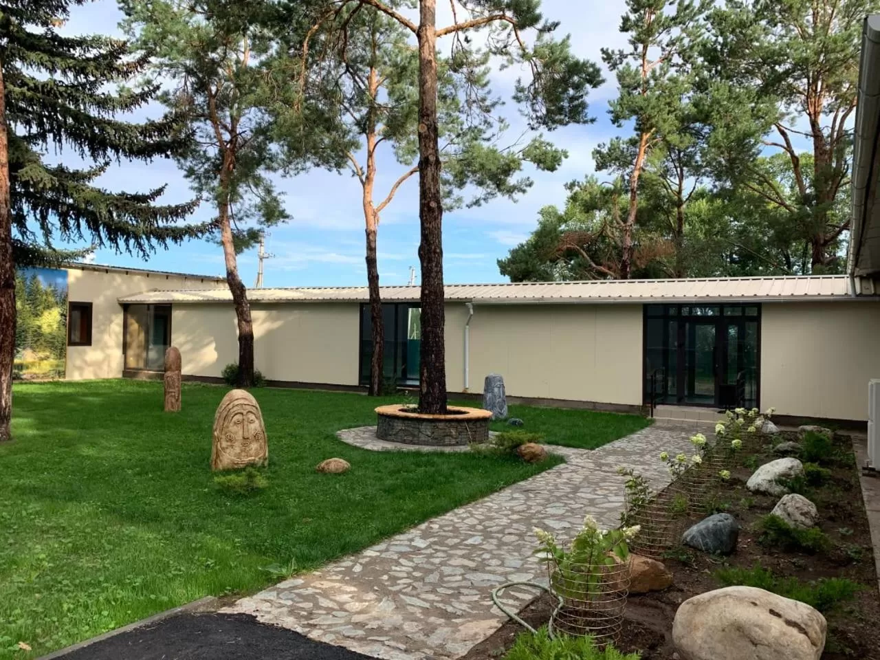 Garden in My hotel Karakol