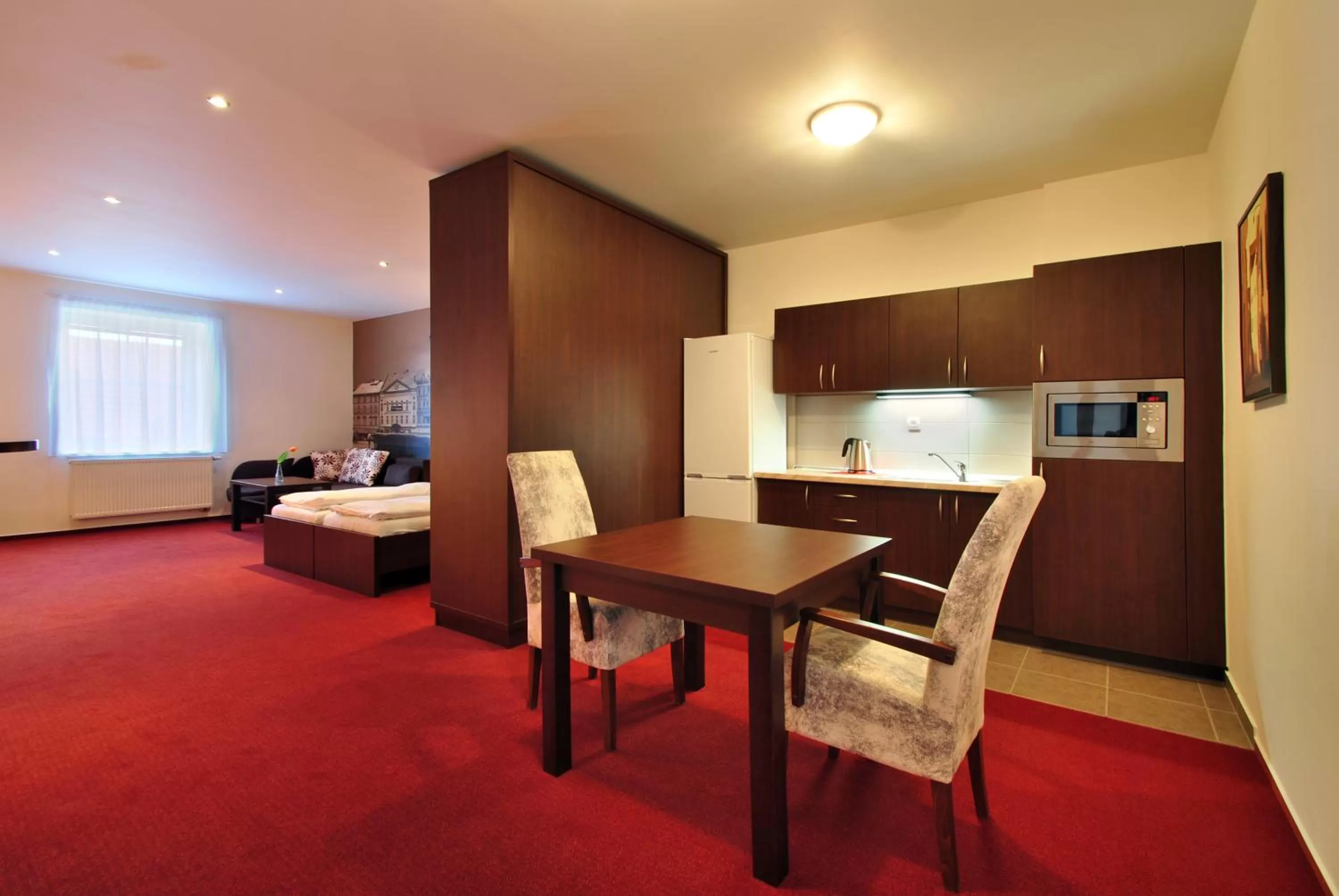 Kitchen or kitchenette in Hotel Palác