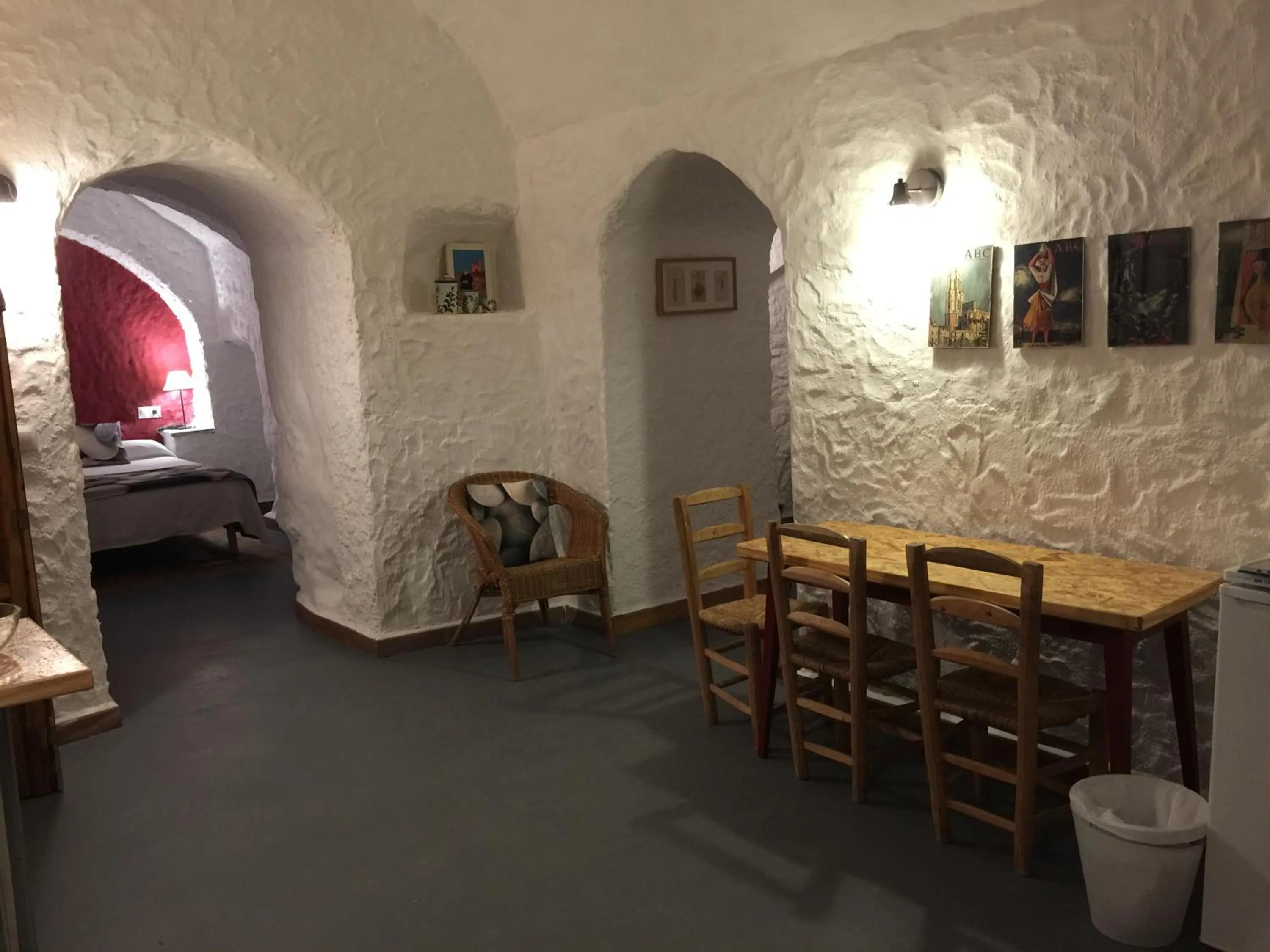 Dining area in Casas Cueva y Cortijo La Tala en Guadix