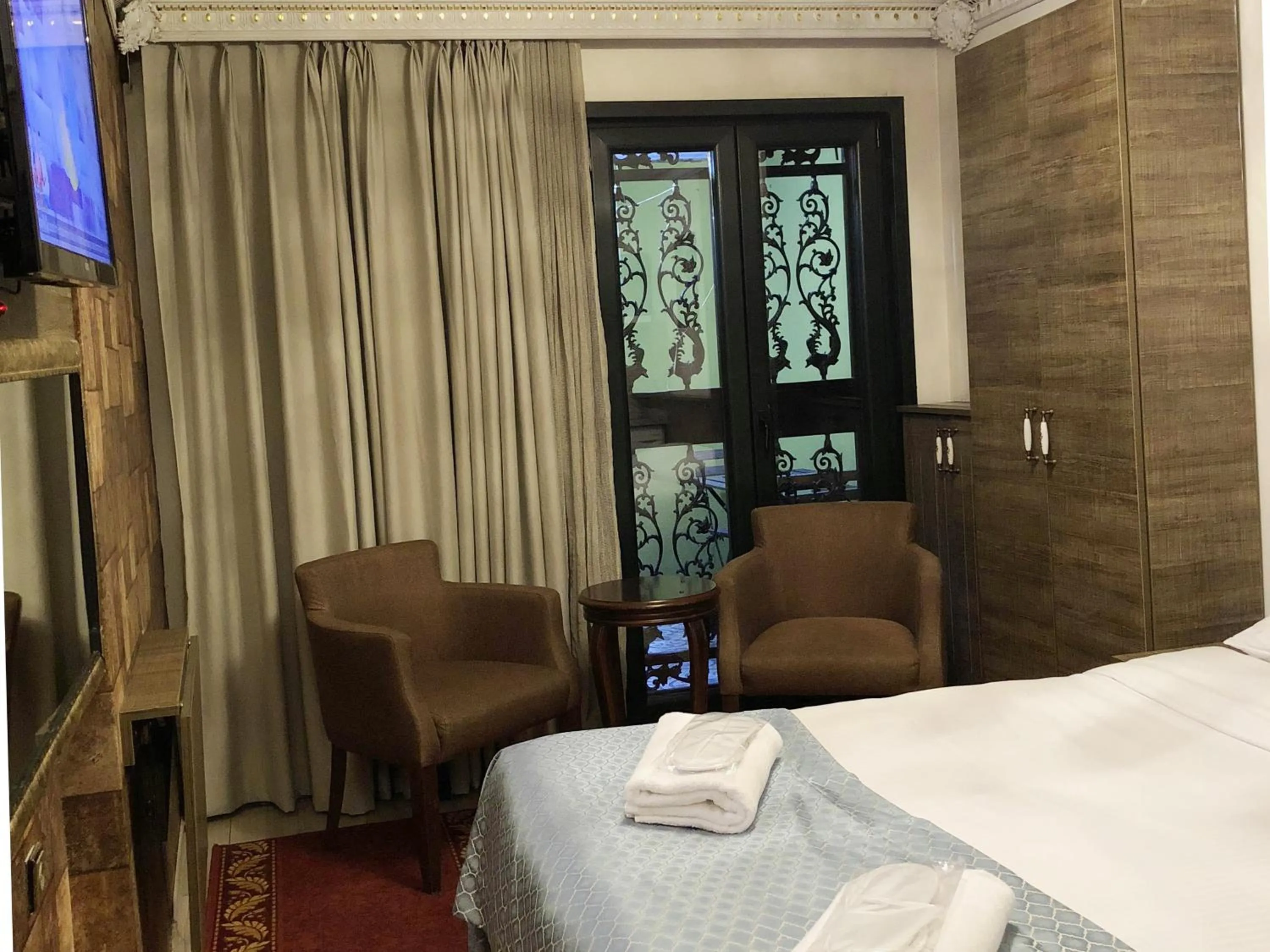 Decorative detail, Seating Area in Borancik Suites