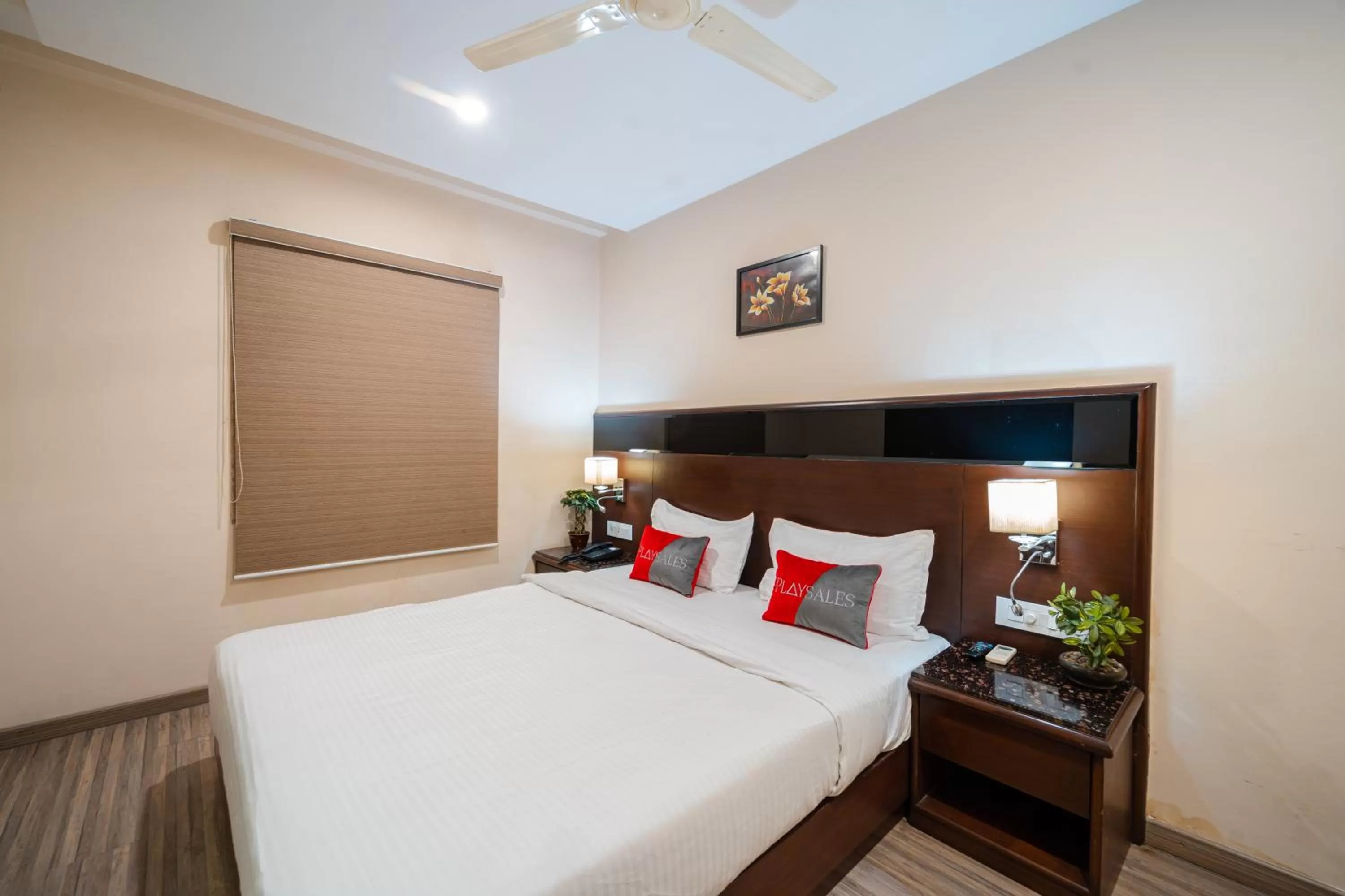 Photo of the whole room, Bed in Playsales Eco Stay Vijay Nagar Indore