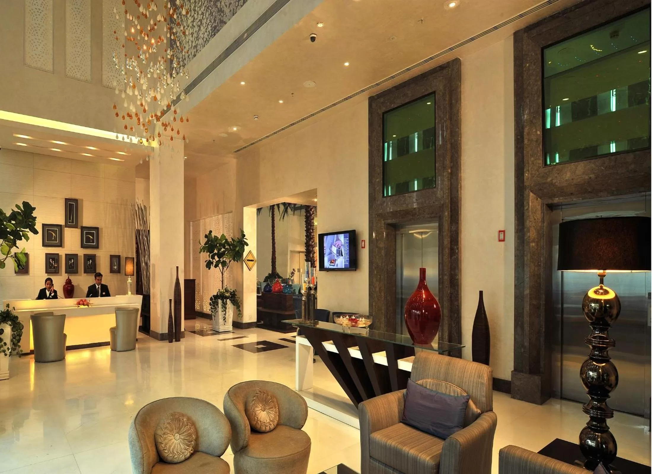 Lobby or reception in Park Plaza Faridabad