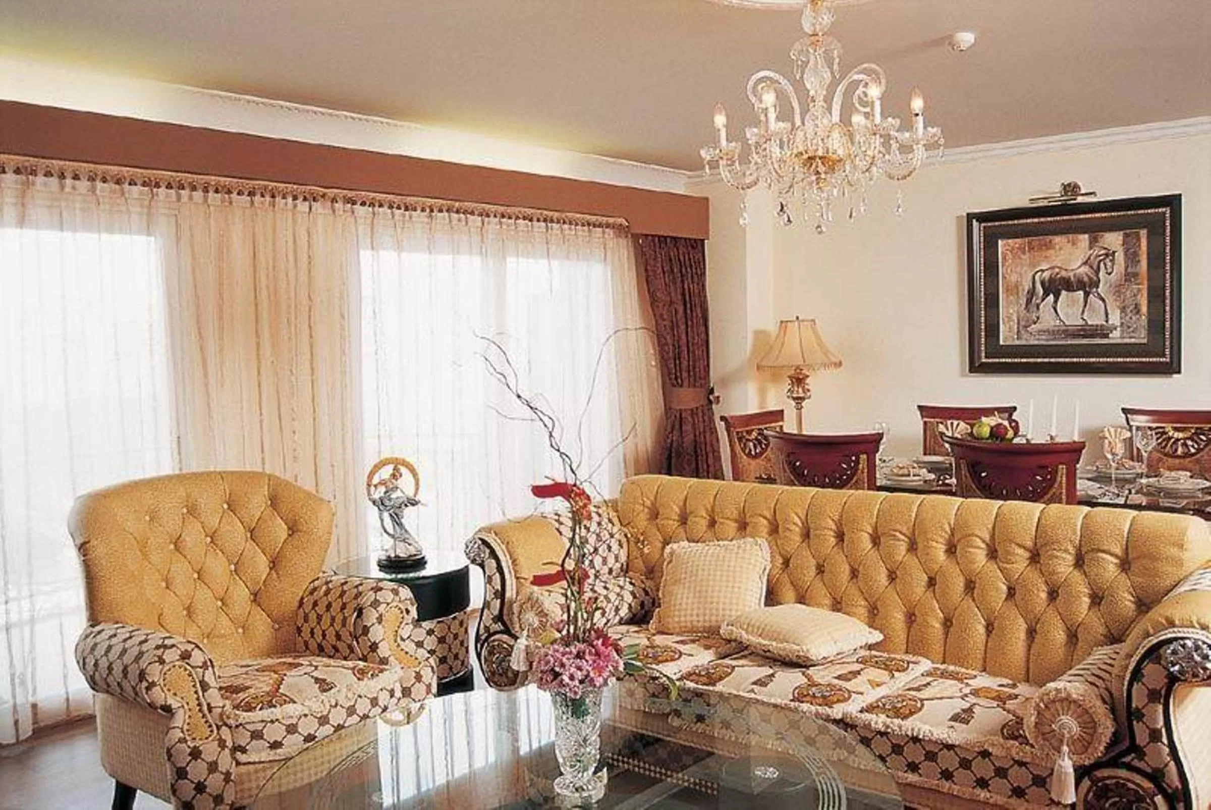 Seating area in LK Metropole