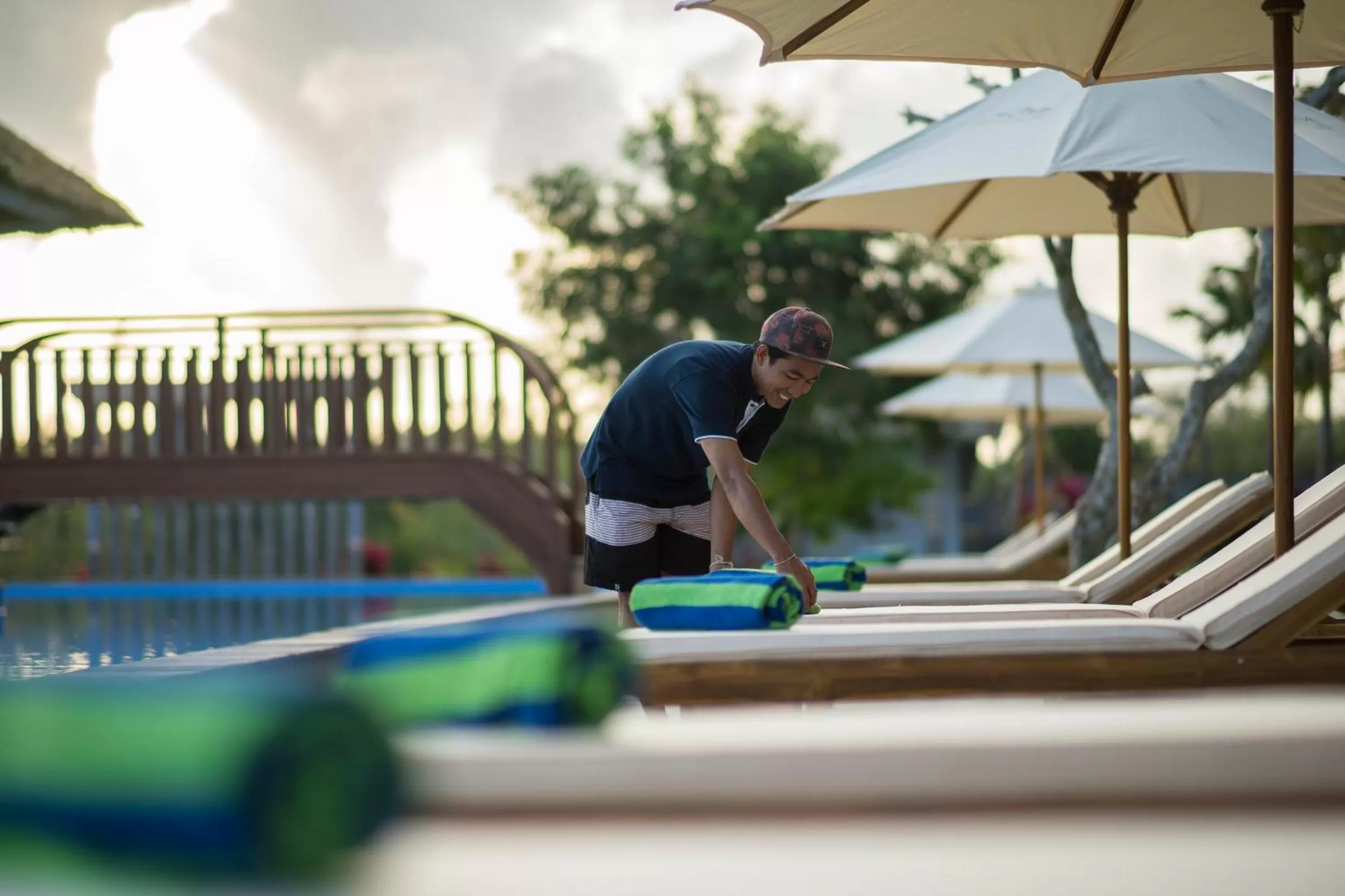 Staff in Semabu Hills Hotel Nusa Penida