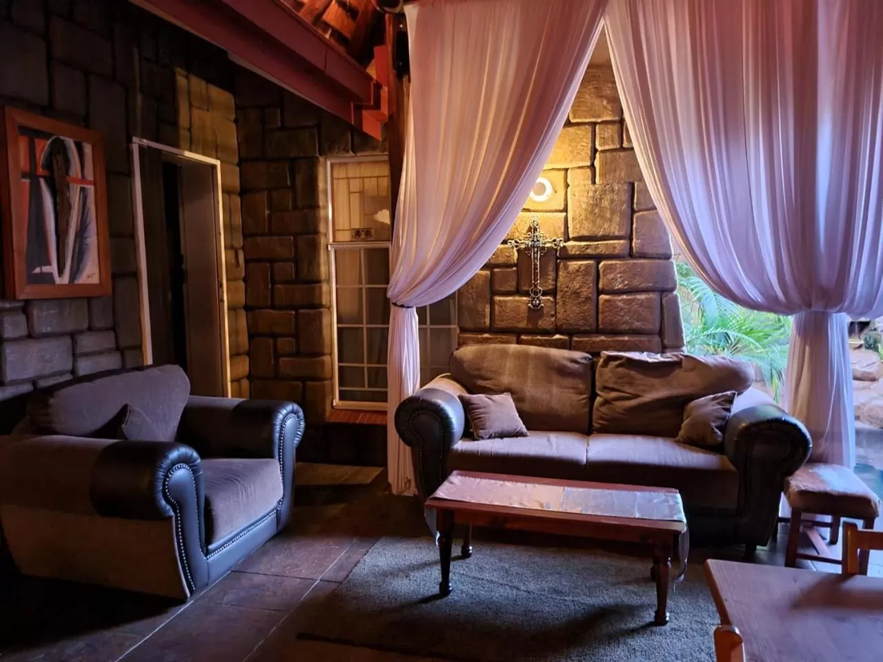 BBQ facilities in Motel Villa Africa