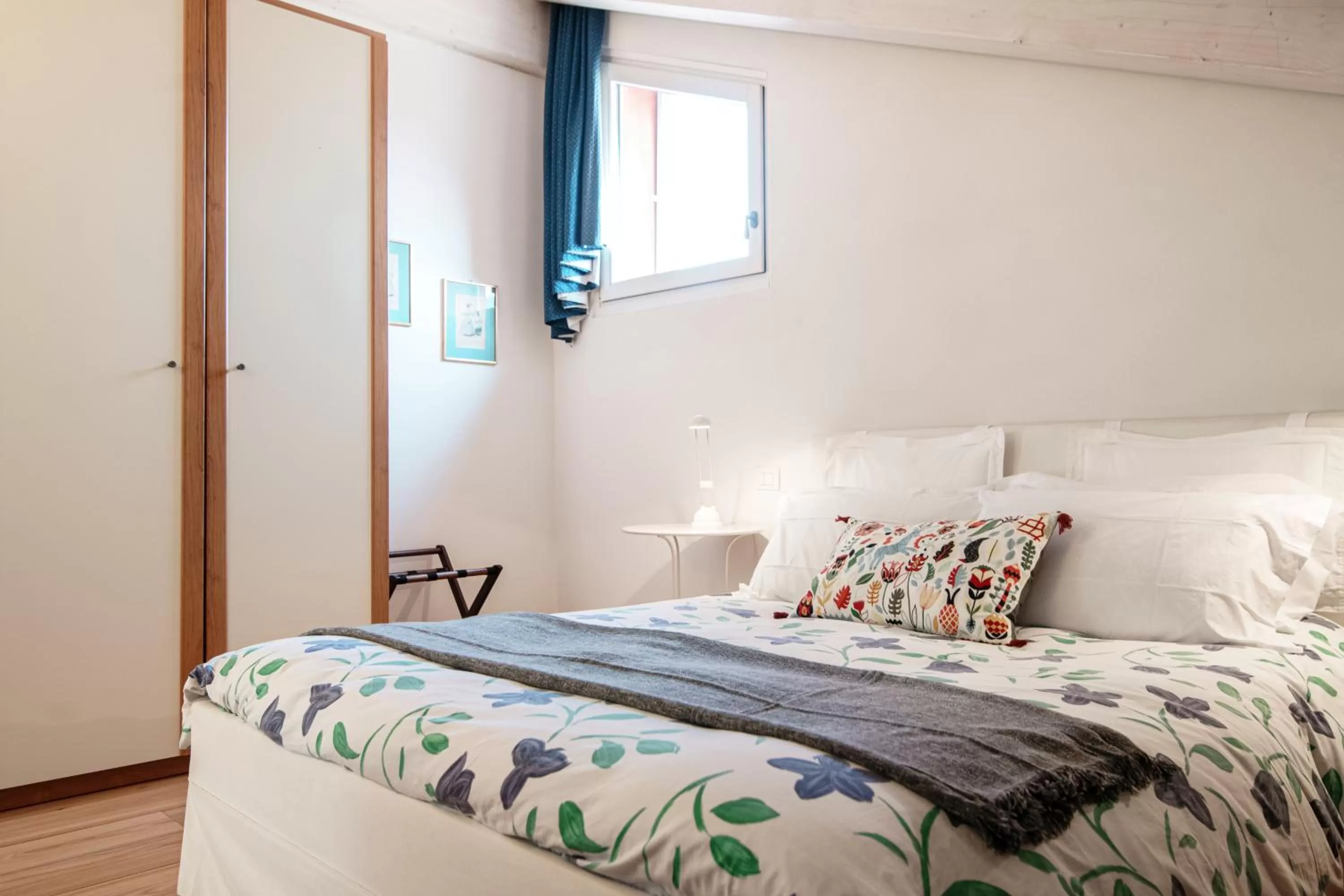 Bed in Castello di Brusata Apartment