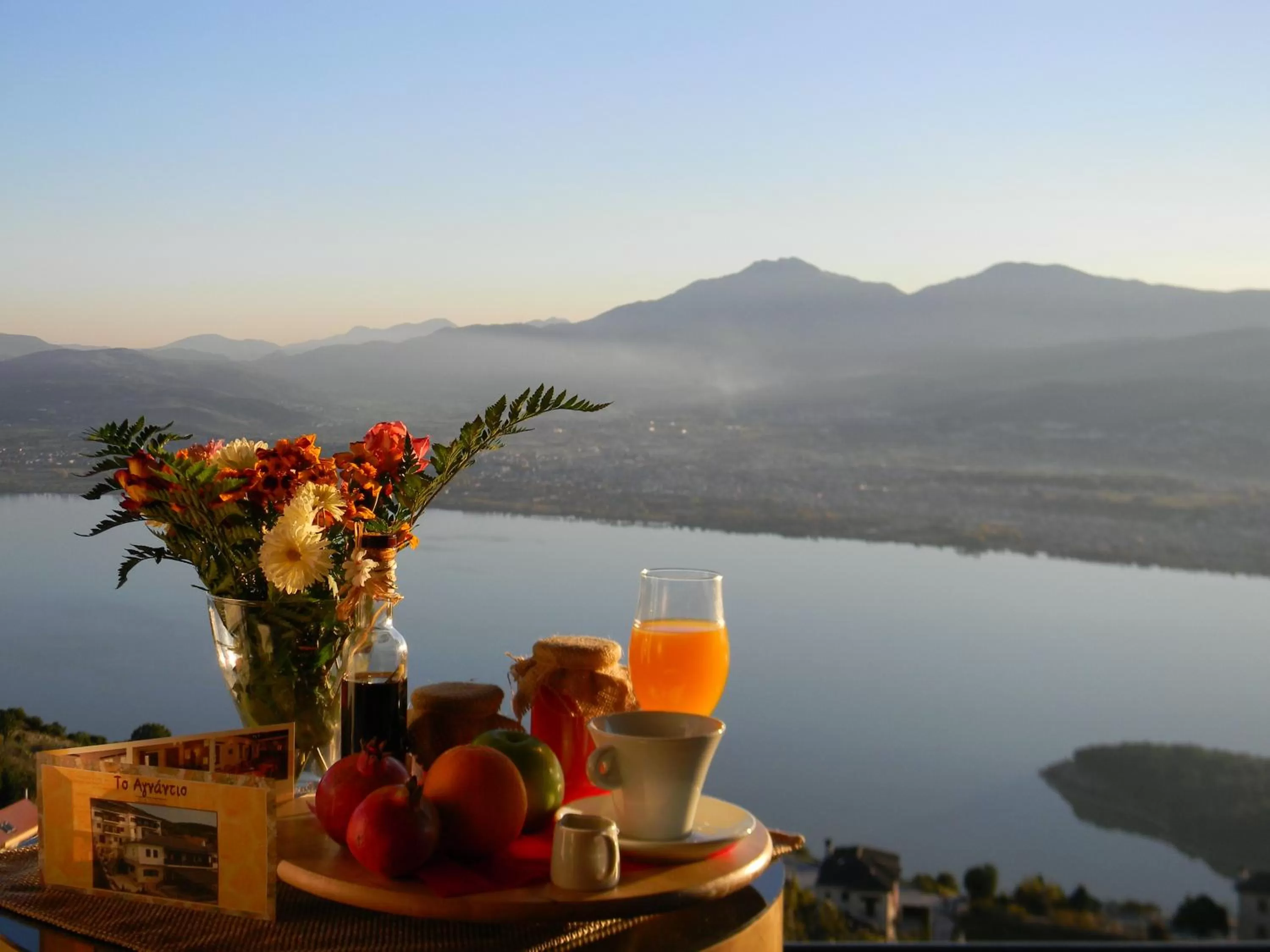 Lake view in Agnantio