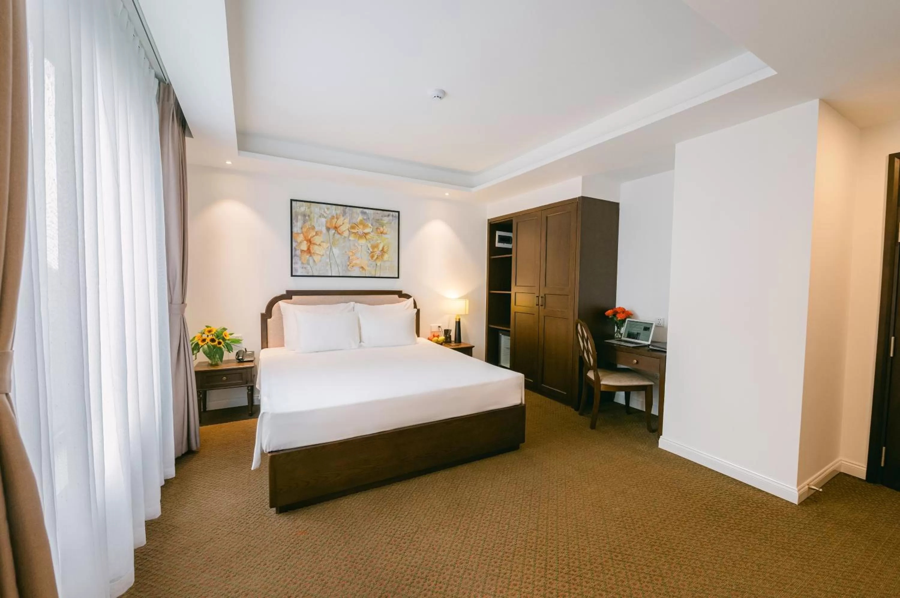 Bed in Marigold Hotel Hanoi