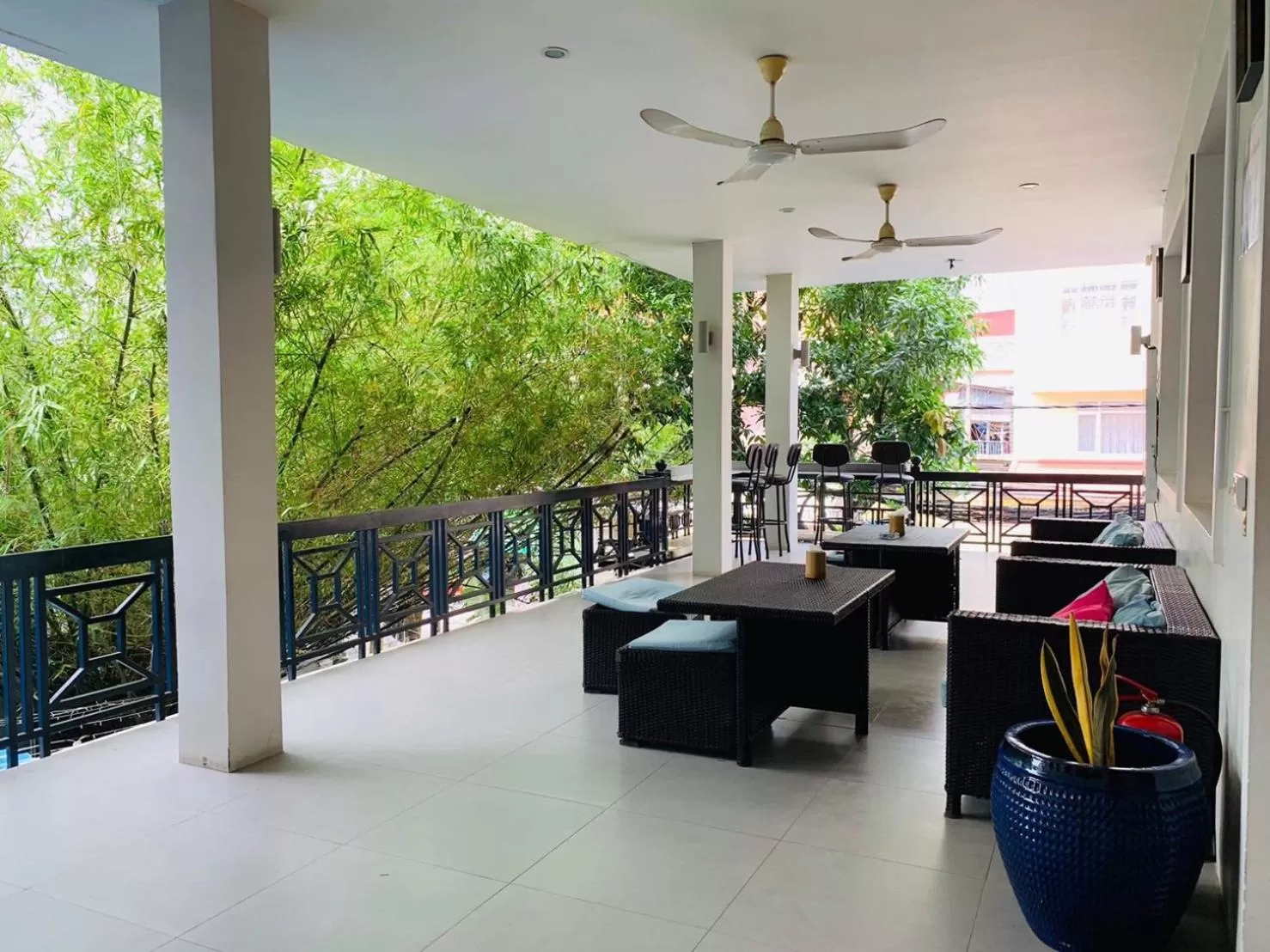 Patio in Bamboo9 Boutique