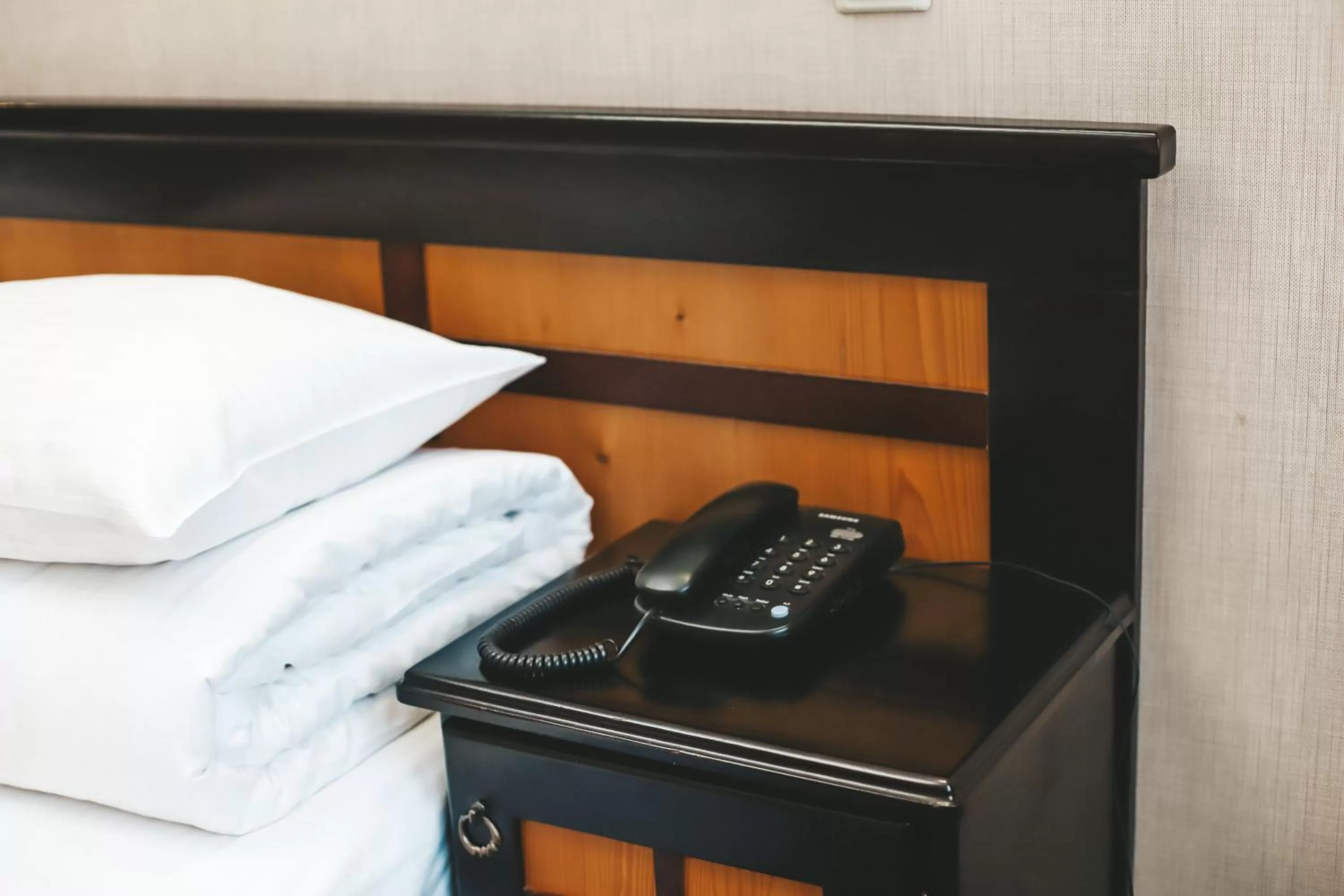 Decorative detail, Bed in Georg Palace Hotel