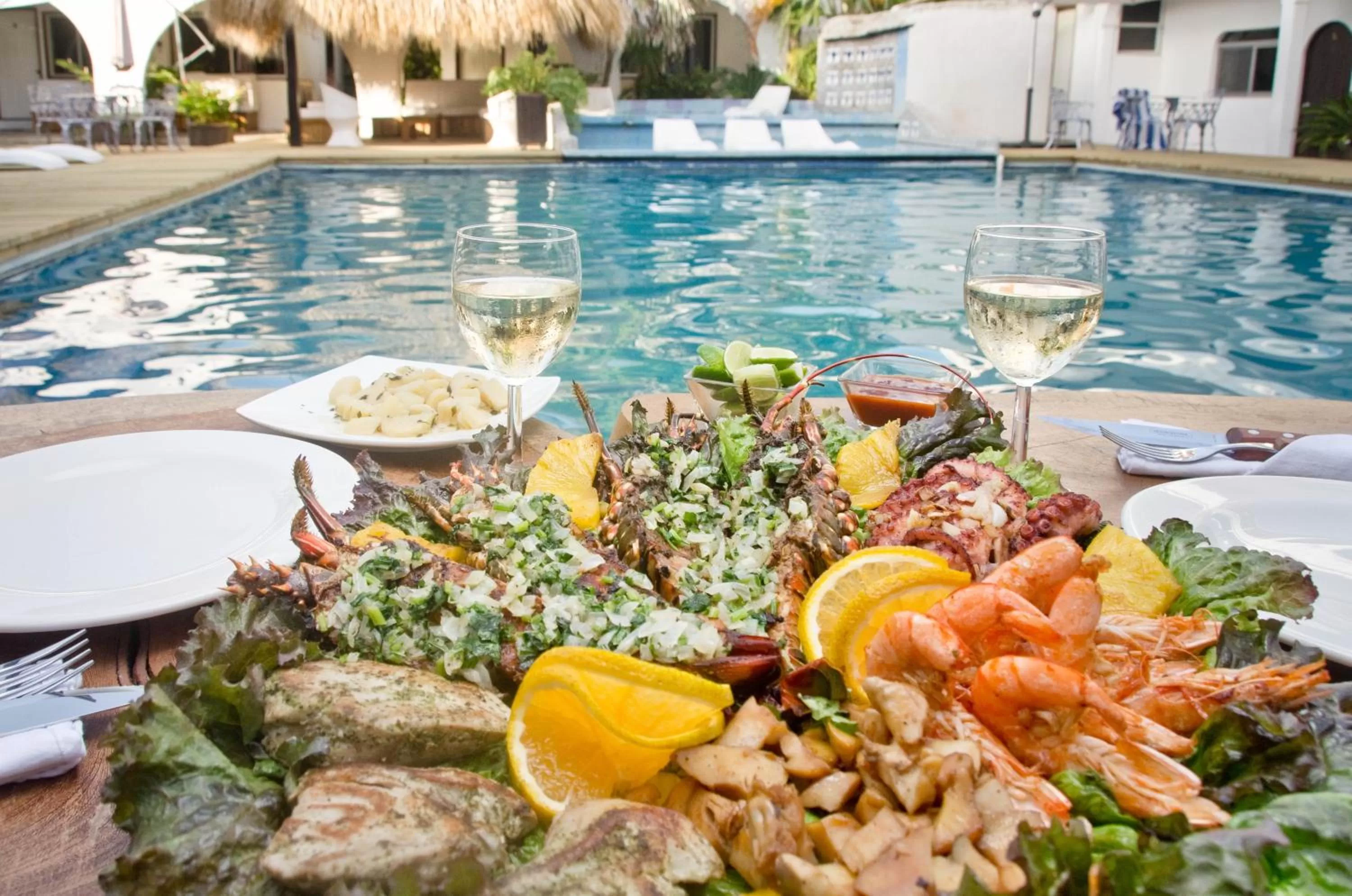 Food and drinks in Bungalows Zicatela