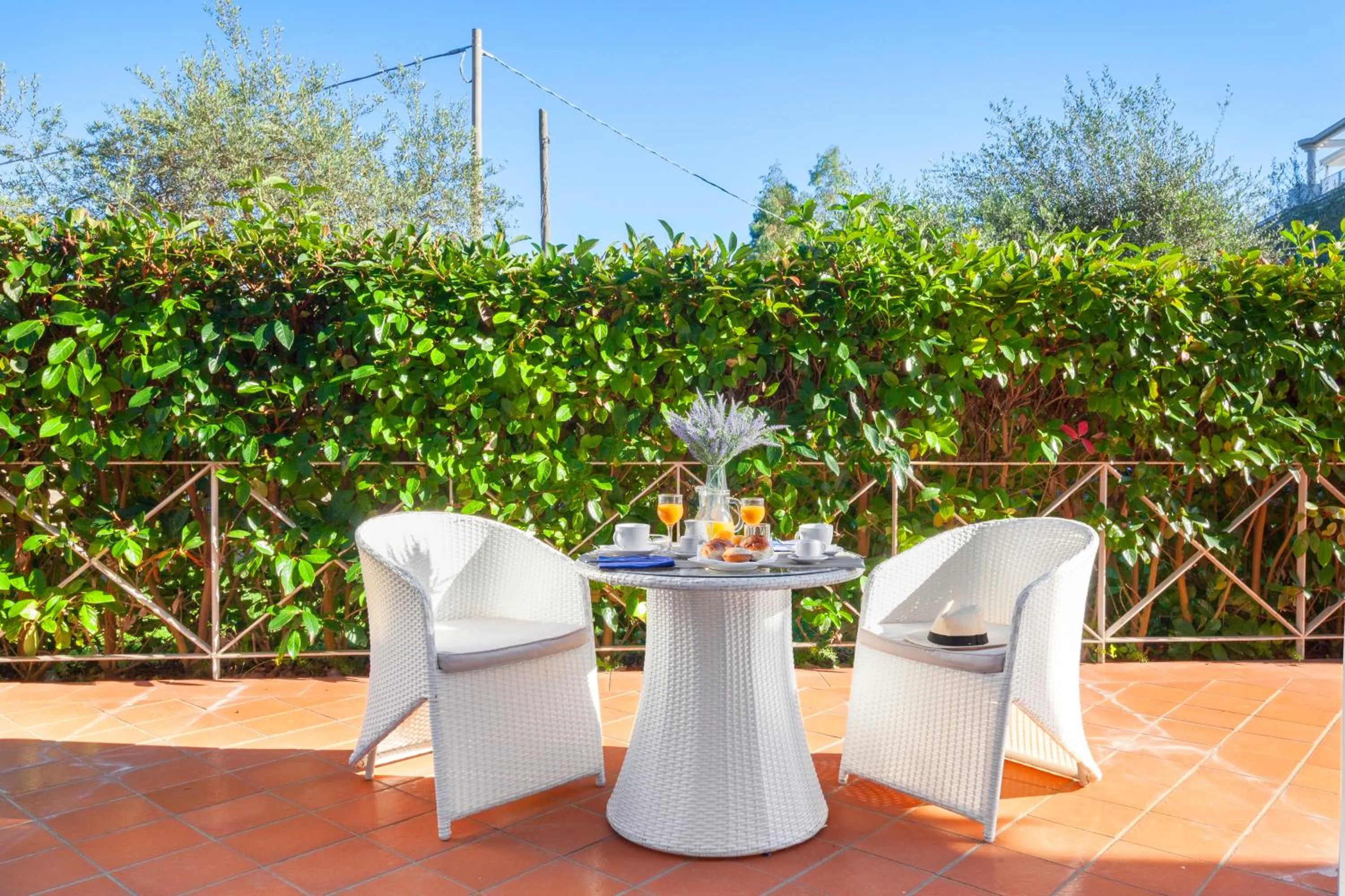 Patio in Atlantic Palace Hotel