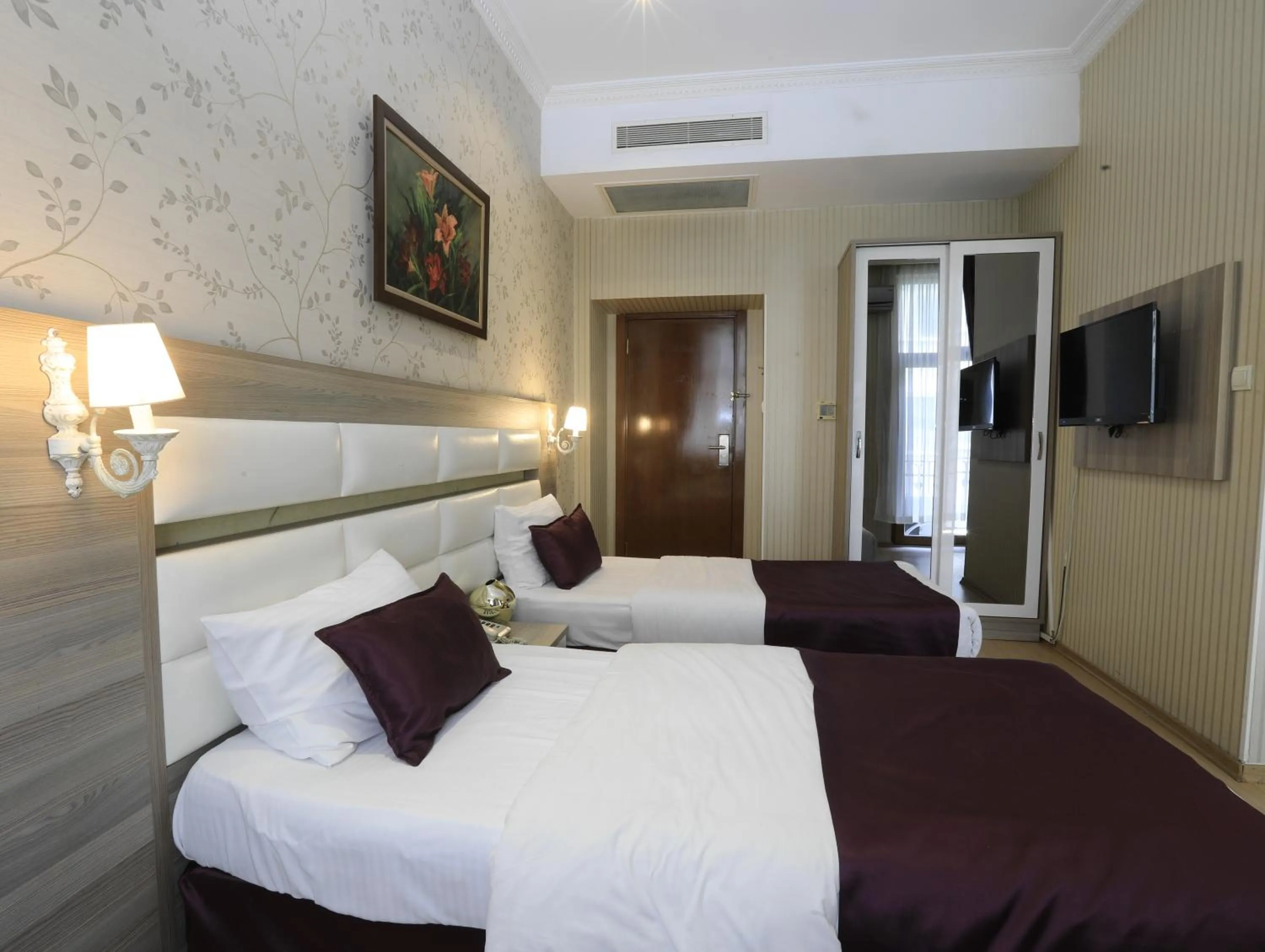 Bed in Nil Hotel İstanbul City Center