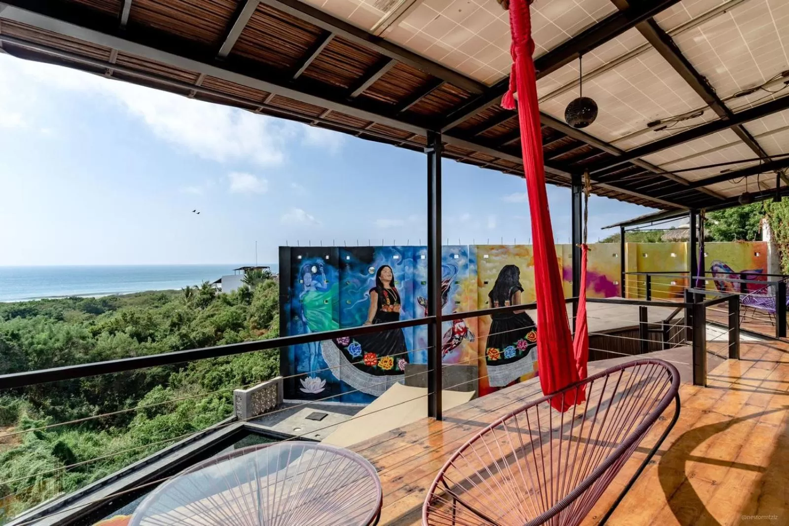 Balcony/Terrace in Cabane Container Boutique Hotel