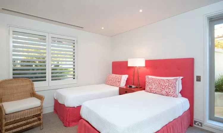 Bed in Amarna Luxury Beach Resort