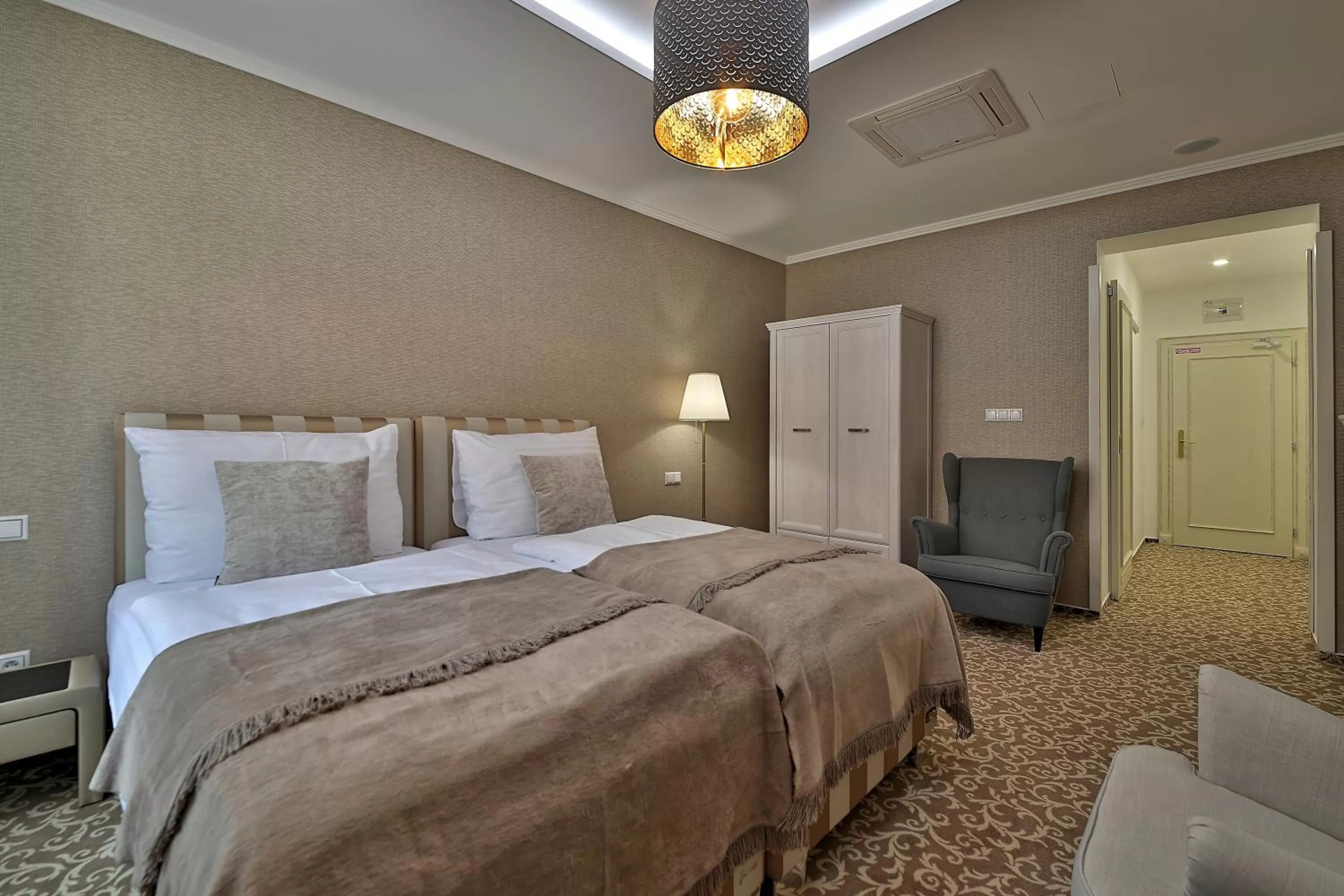 Bed in Hotel Pod Bránou