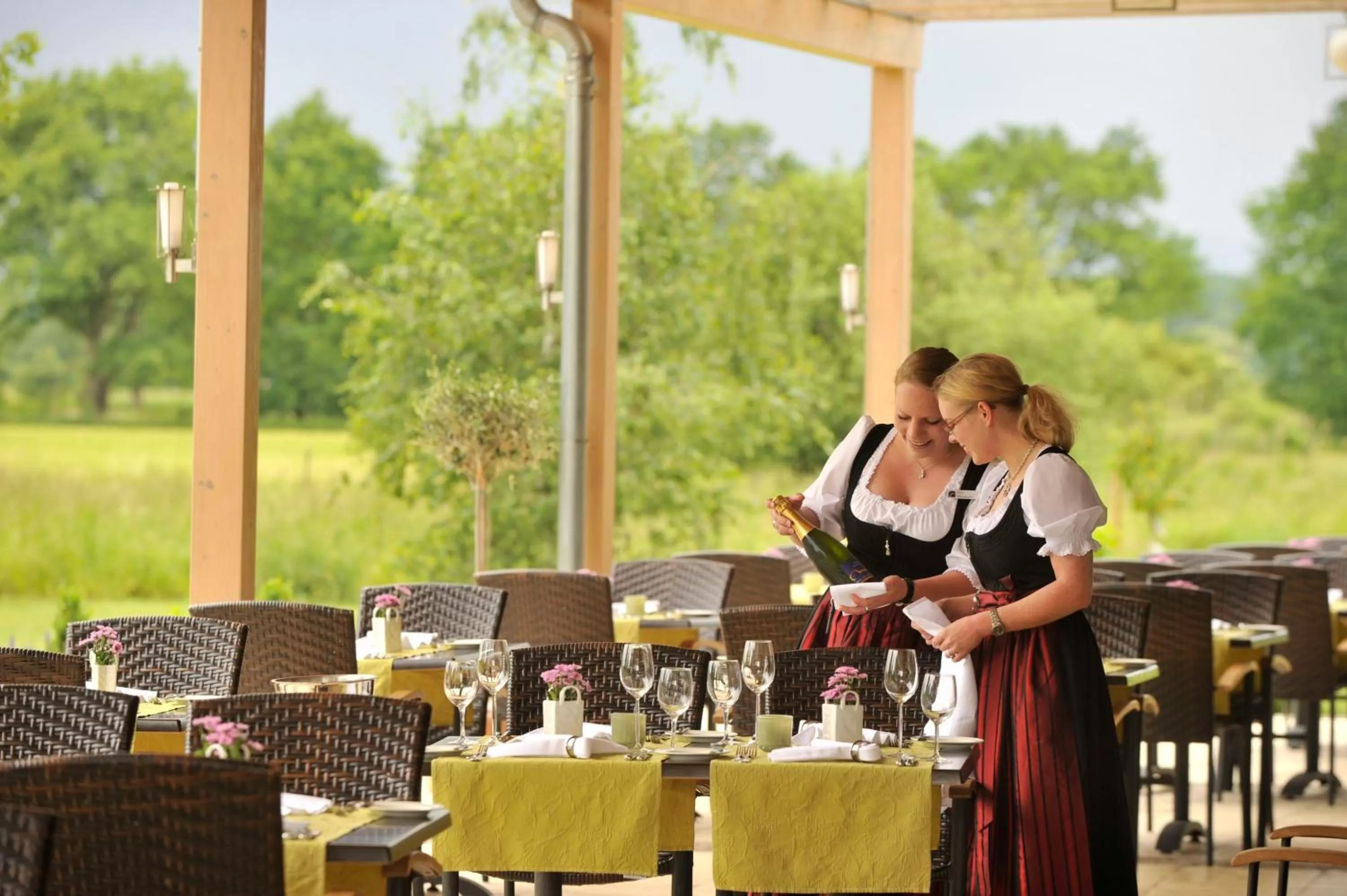 Staff in Hotel Restaurant Zeiskamer Mühle
