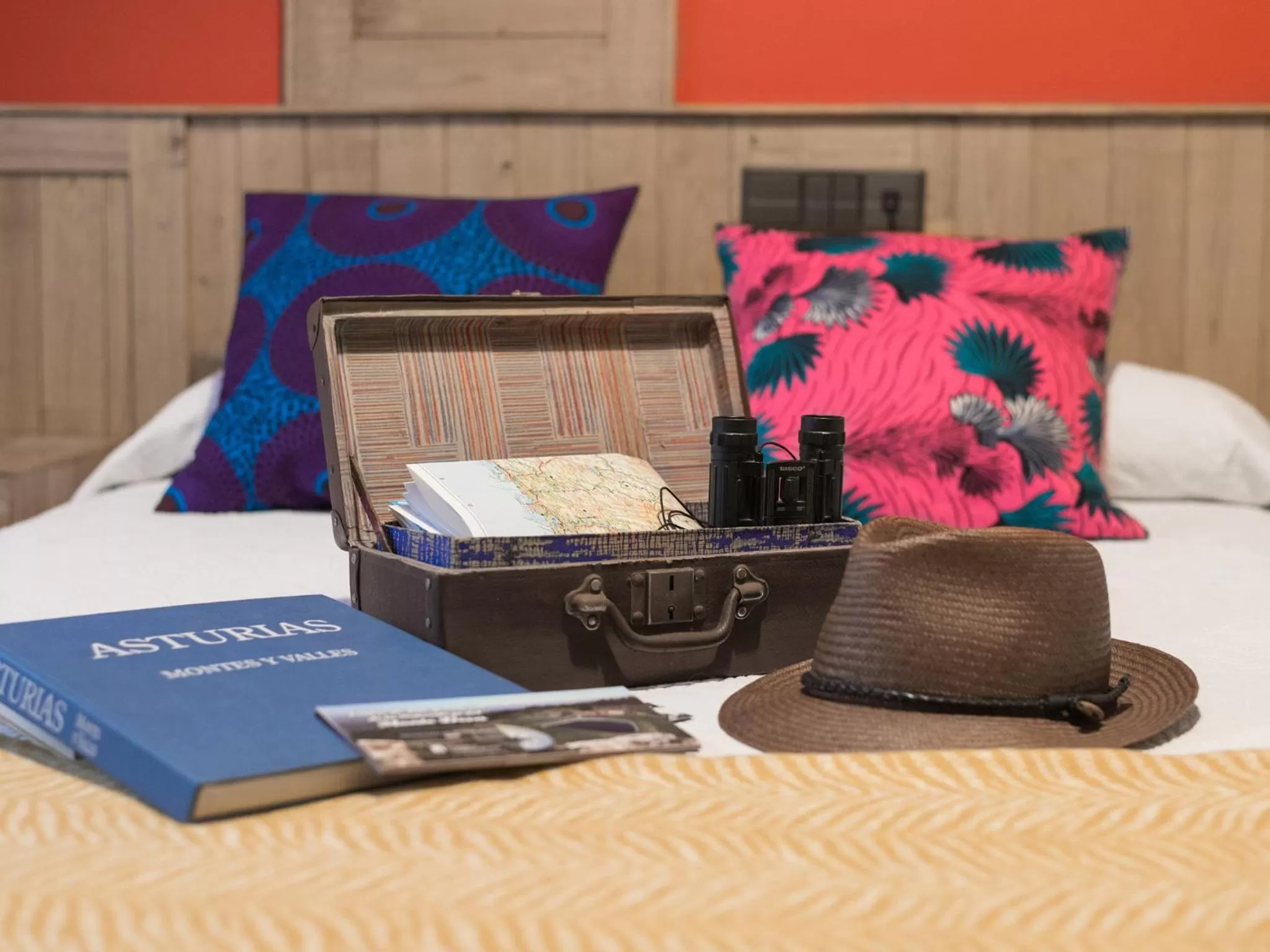 Decorative detail, Bed in Hotel San Miguel