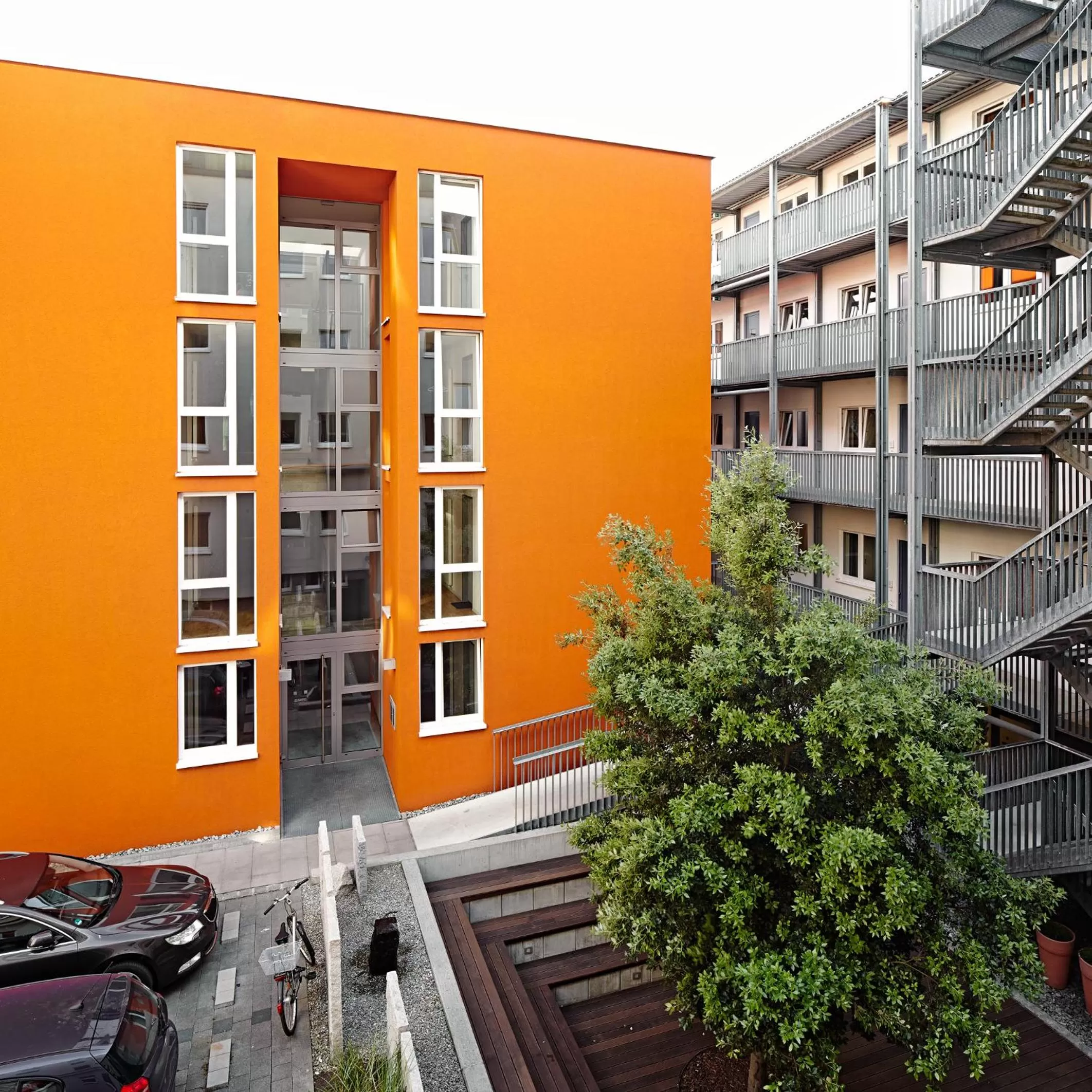 Patio in Internationales Studierendenhotel