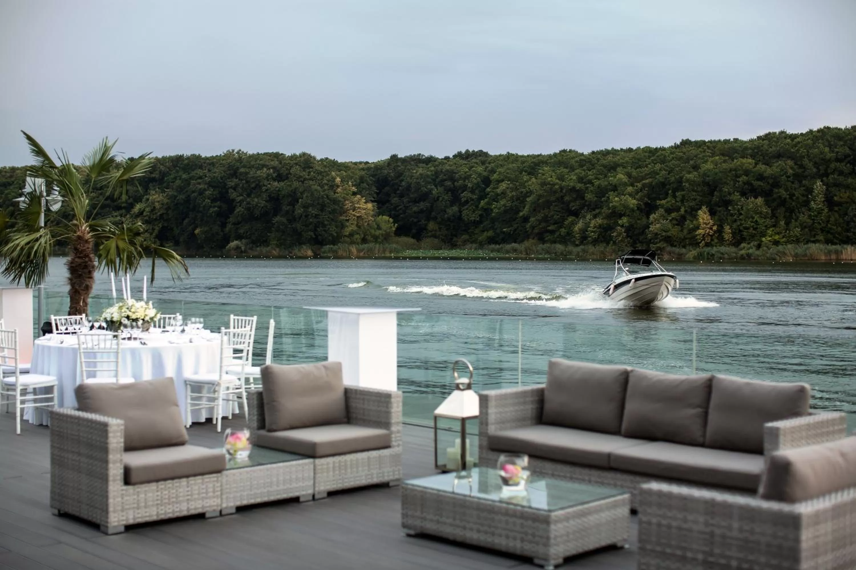 Patio in Hotel Snagov Club