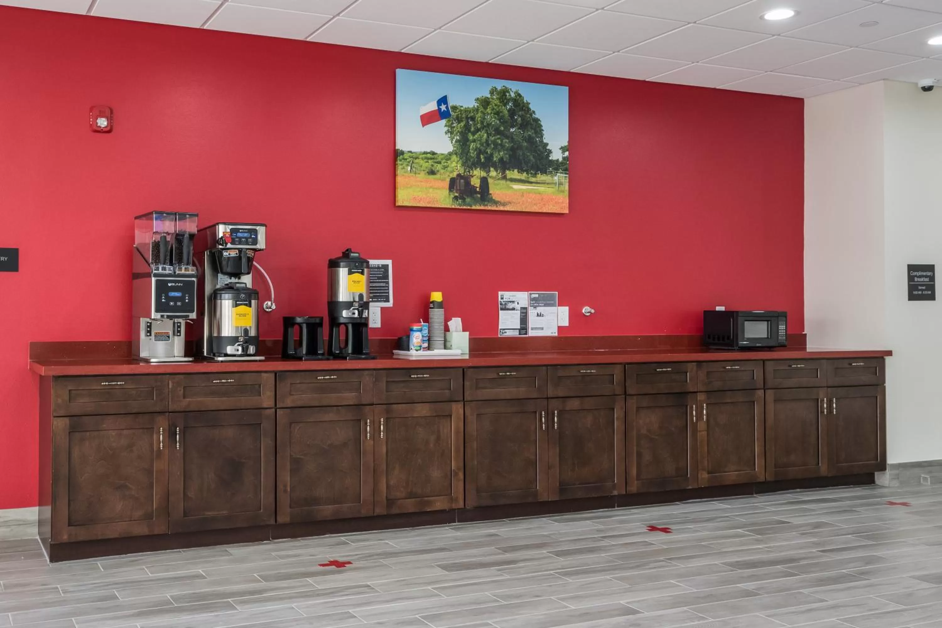 Continental breakfast in Americas Best Value Inn & Suites Katy