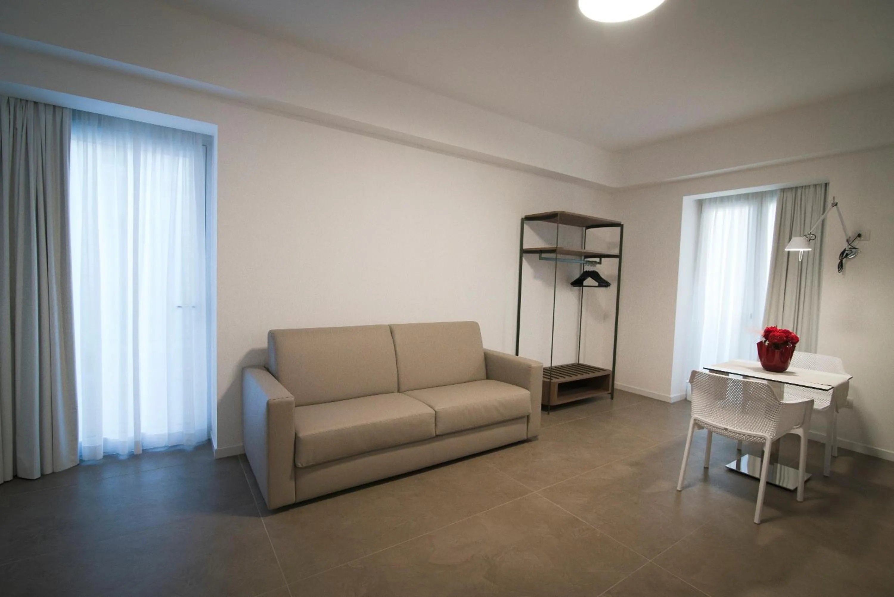 Seating area in M&F Hotel