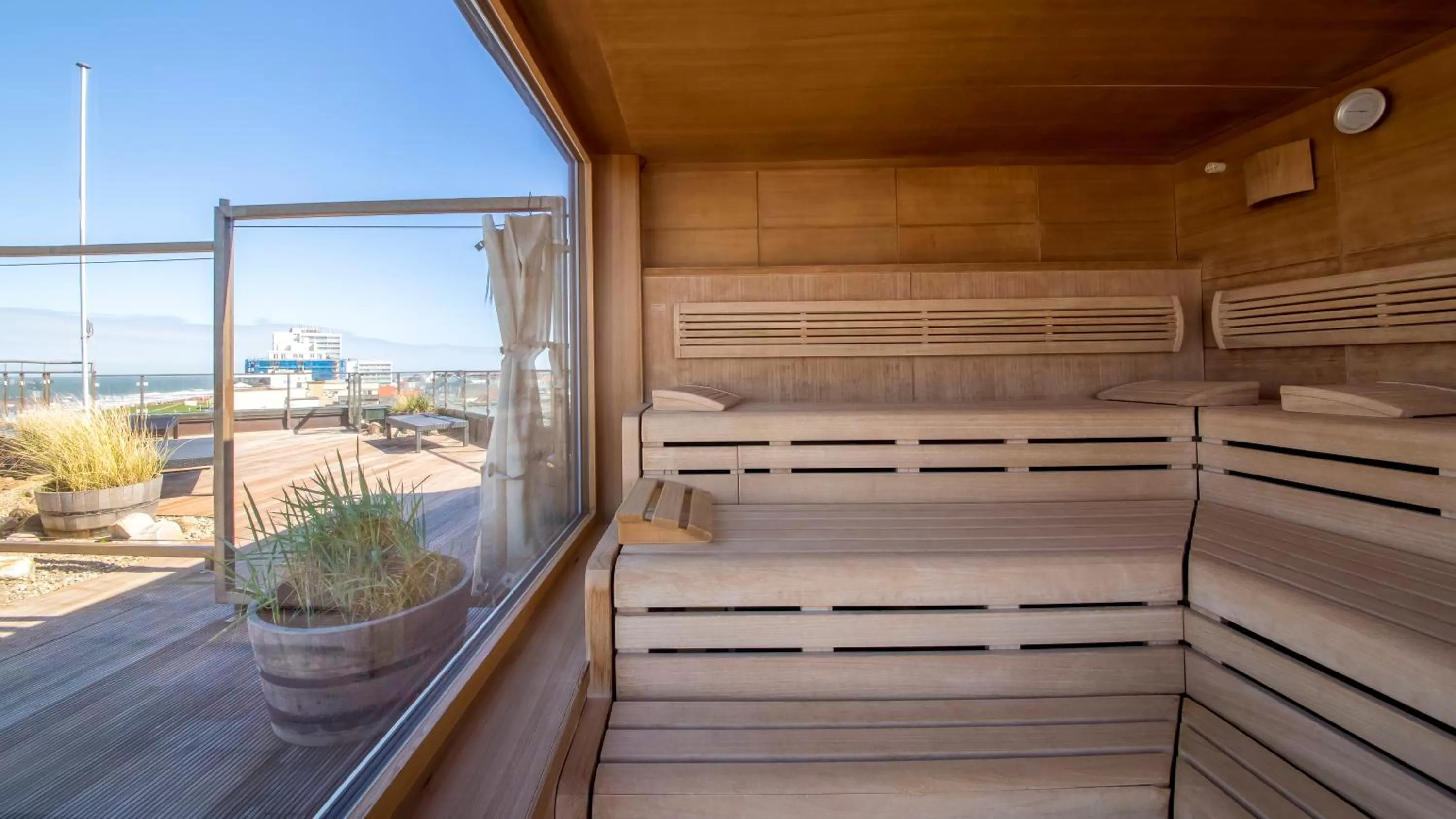 Sauna in Michels Strandhotel Germania