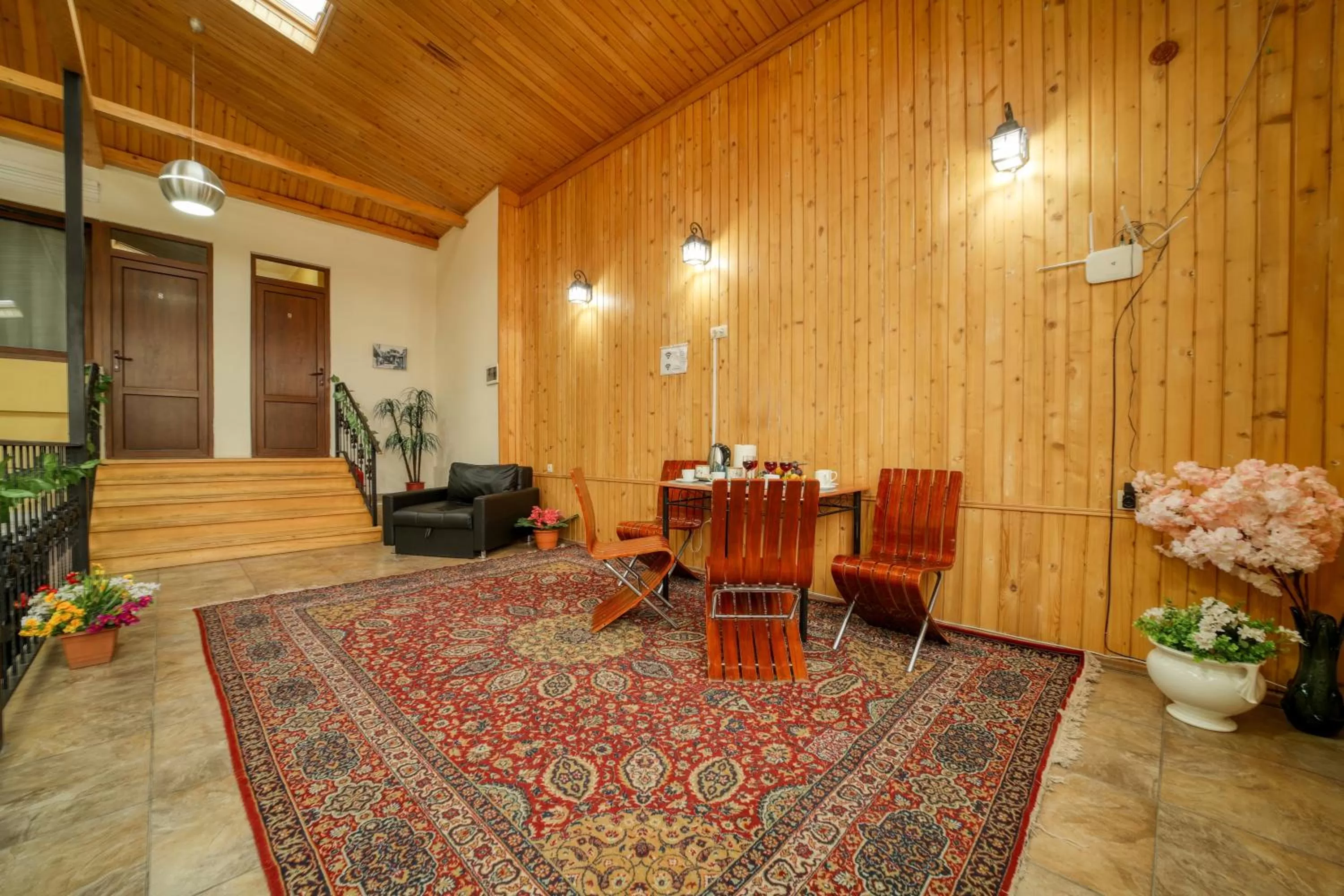 Living room in Nine Hotel