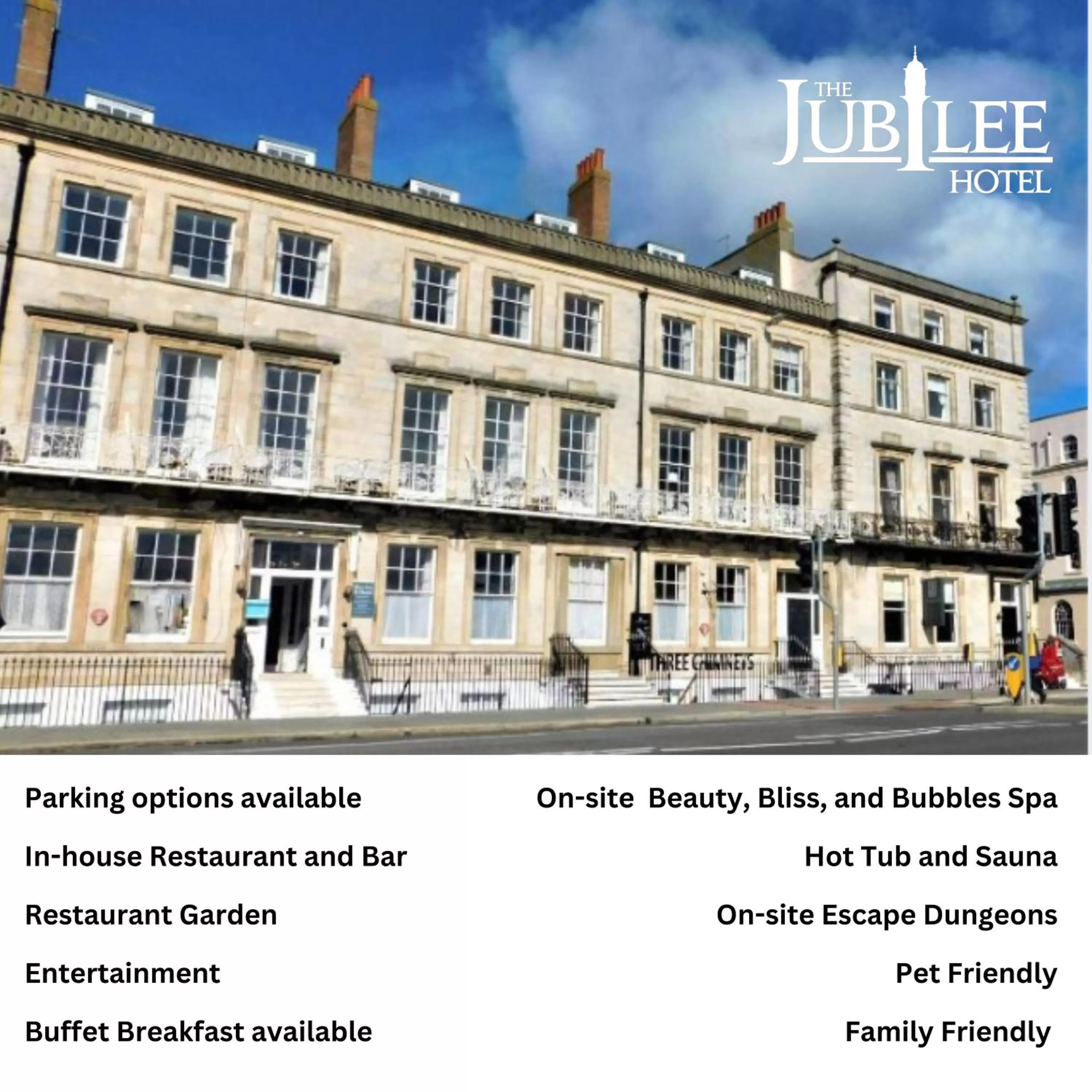 The Jubilee Hotel East - with NEWLY REFURBISHED SPA FACILITIES - GAMESPIT - AND SMOKEHOUSE