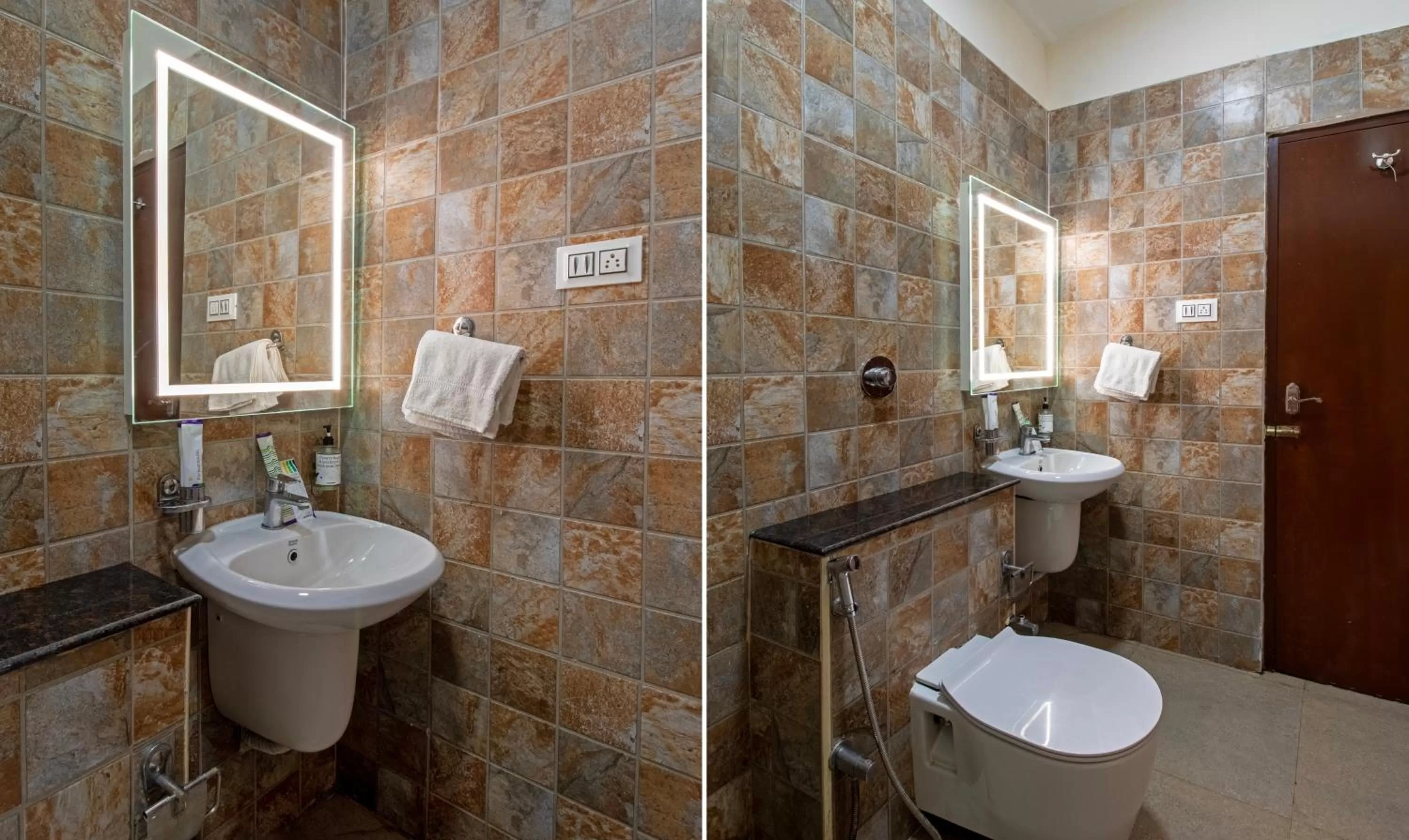 Bathroom in Treebo Kodai Kings Park, 650 M From Kodai Lake