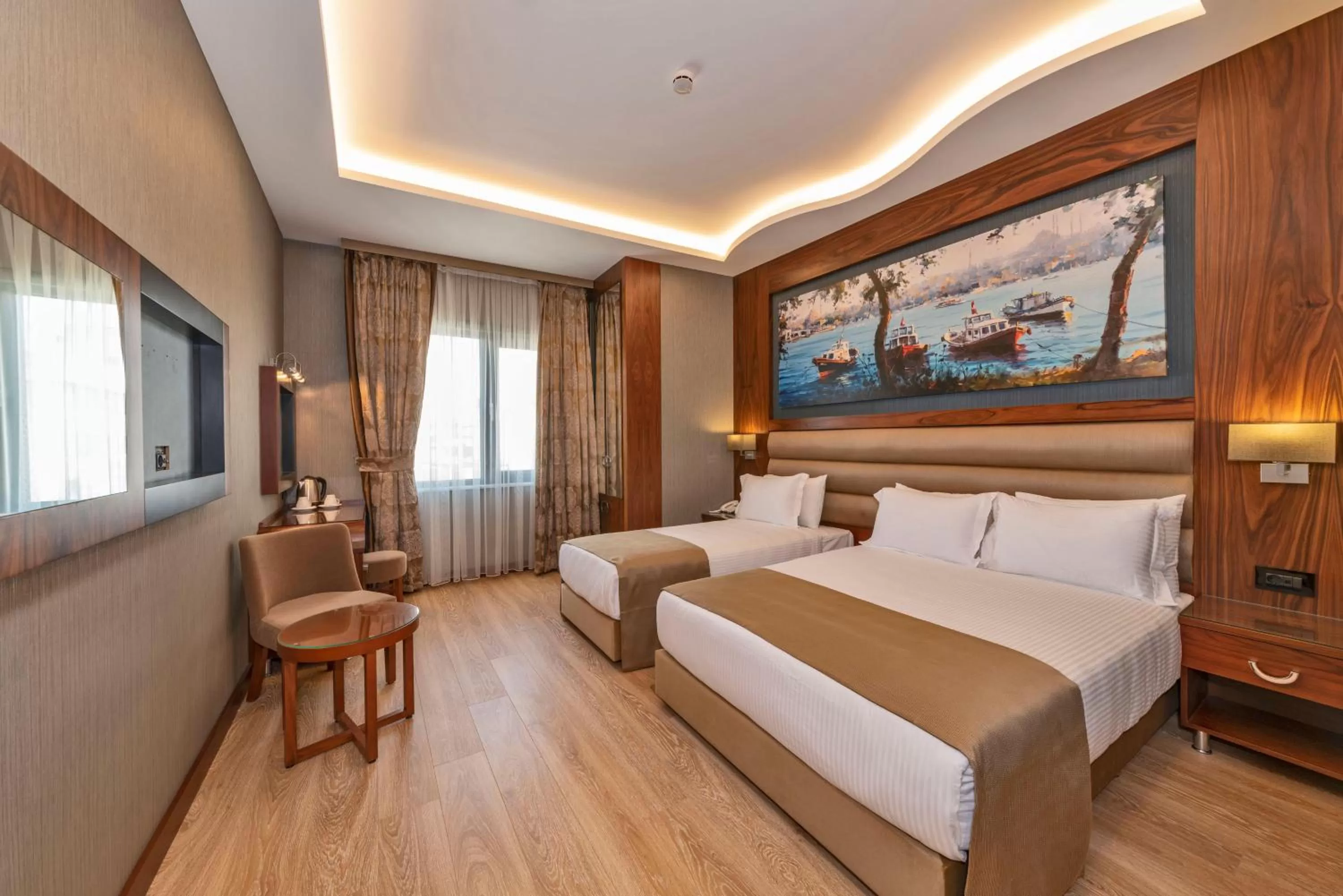 Bed in Piya Sport Hotel